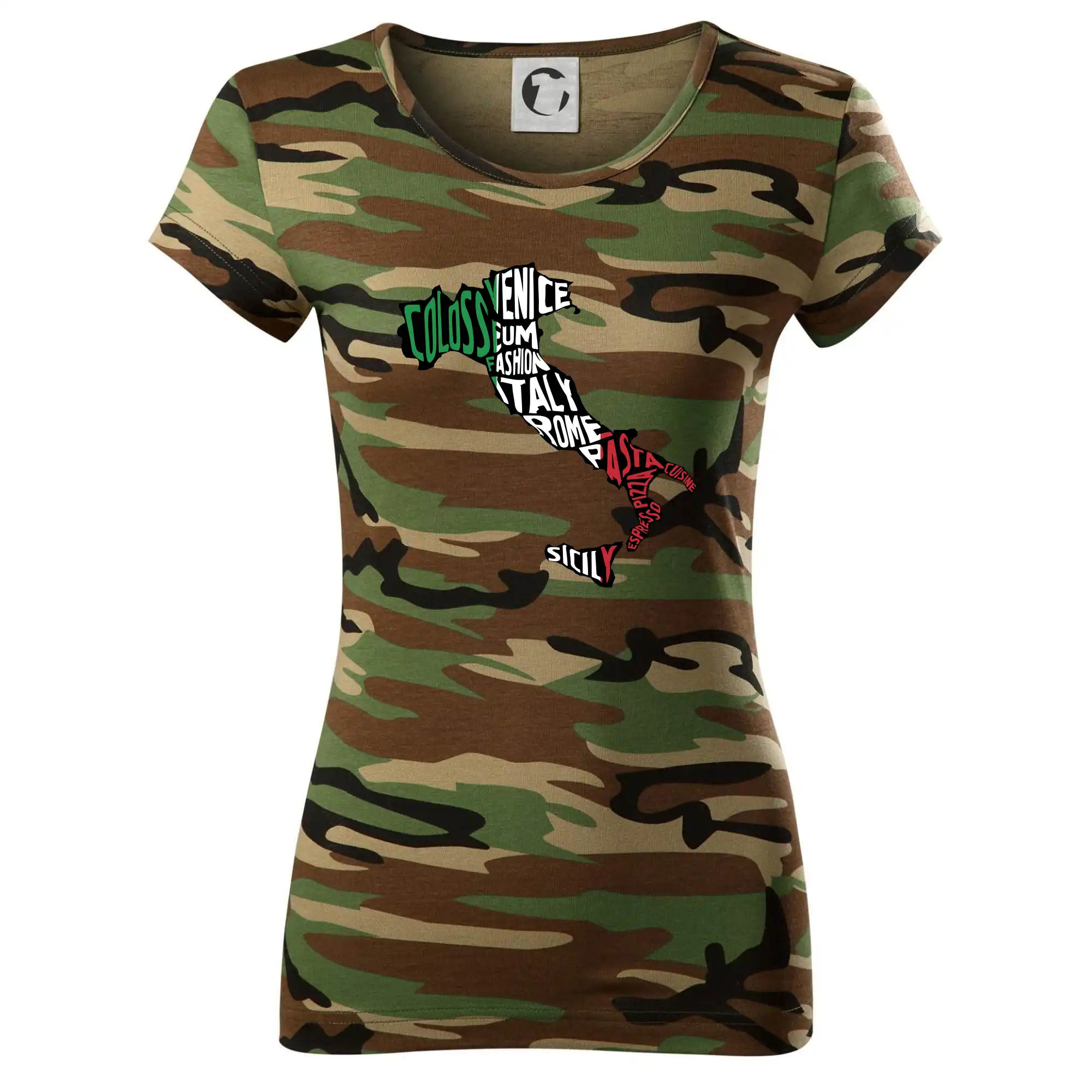 Mapy - názvy měst - Italie