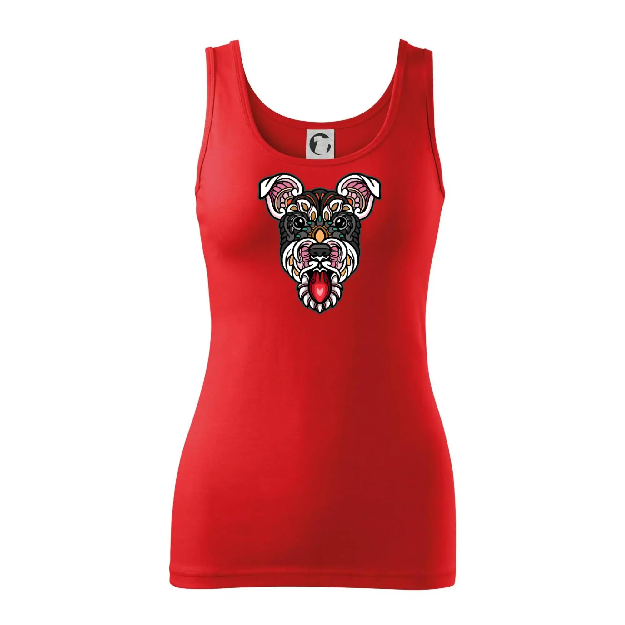 Knírač hlava barevná