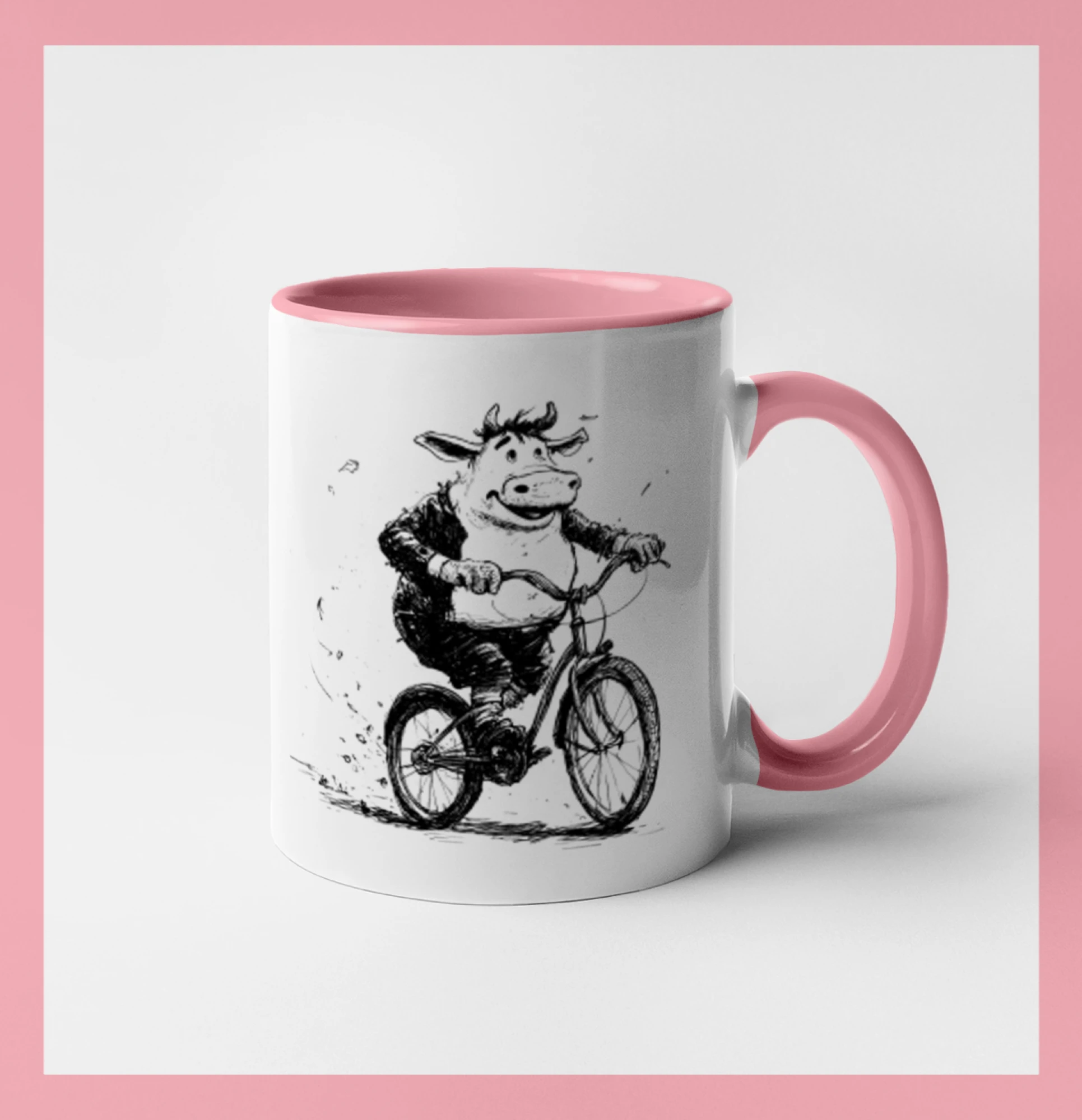 Tlustá kráva na kole