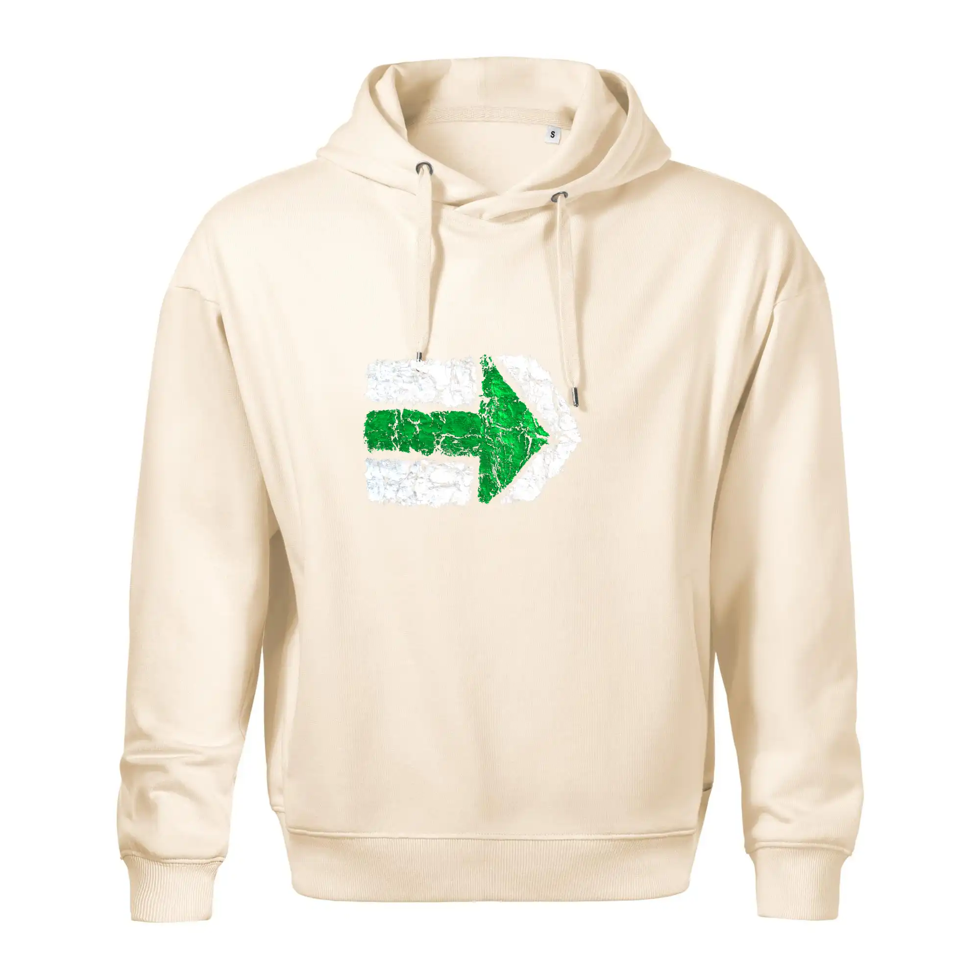 Trička na kempovanie - Párová turistická značka  zelená - Oversized mikina pánska Moon - kratšia + širšia