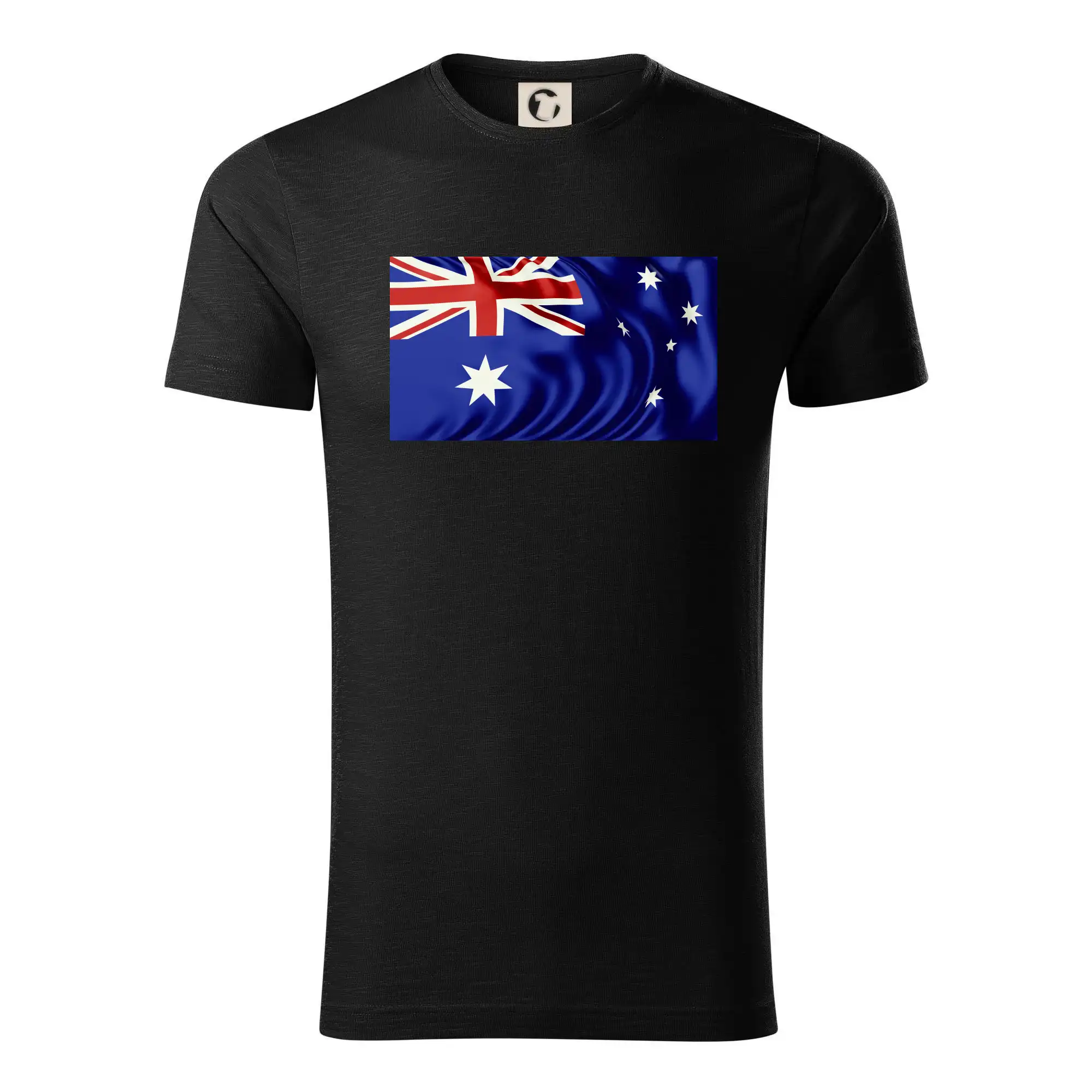 Motívy štátnych vlajok - Austrália vlajka vlajúca obdĺžnik - Tričko z organickej bavlny