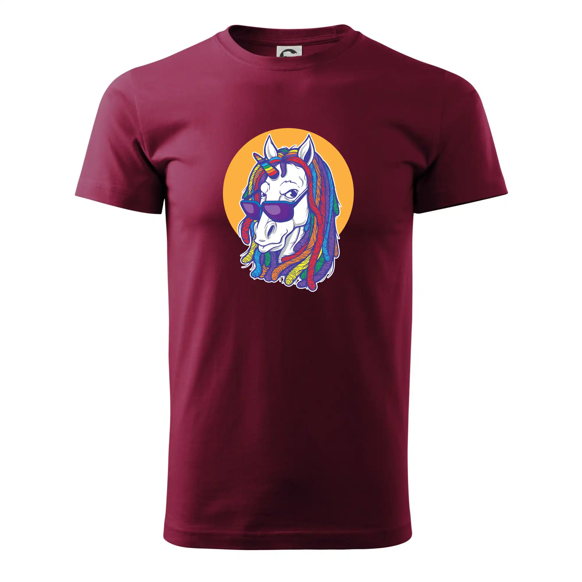 Tričká s jednorožcom - Rasta unicorn - Pánske tričko nižšej gramáže