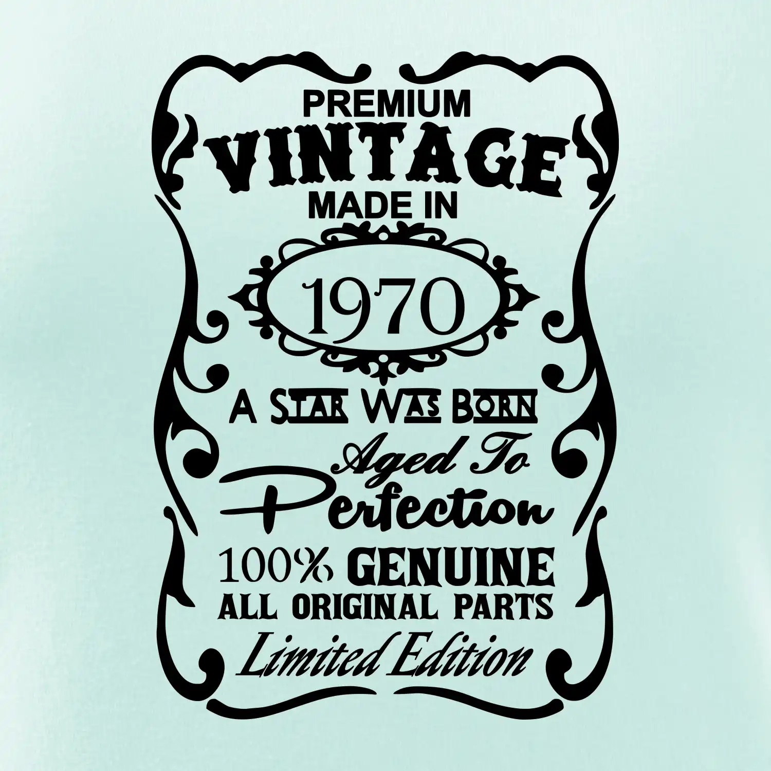 Vintage Etiketa - 1970