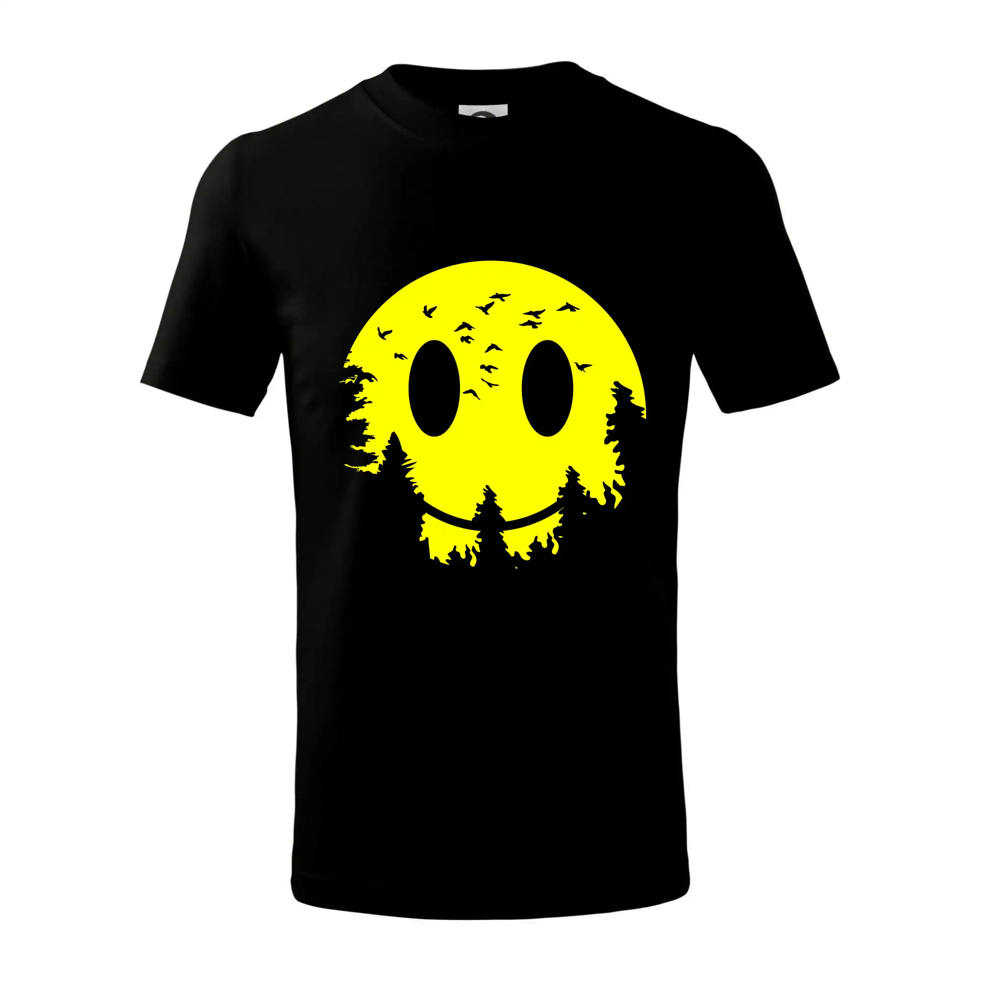 Grafické tričká - Smiley Moon - Tričko detské bavlnené