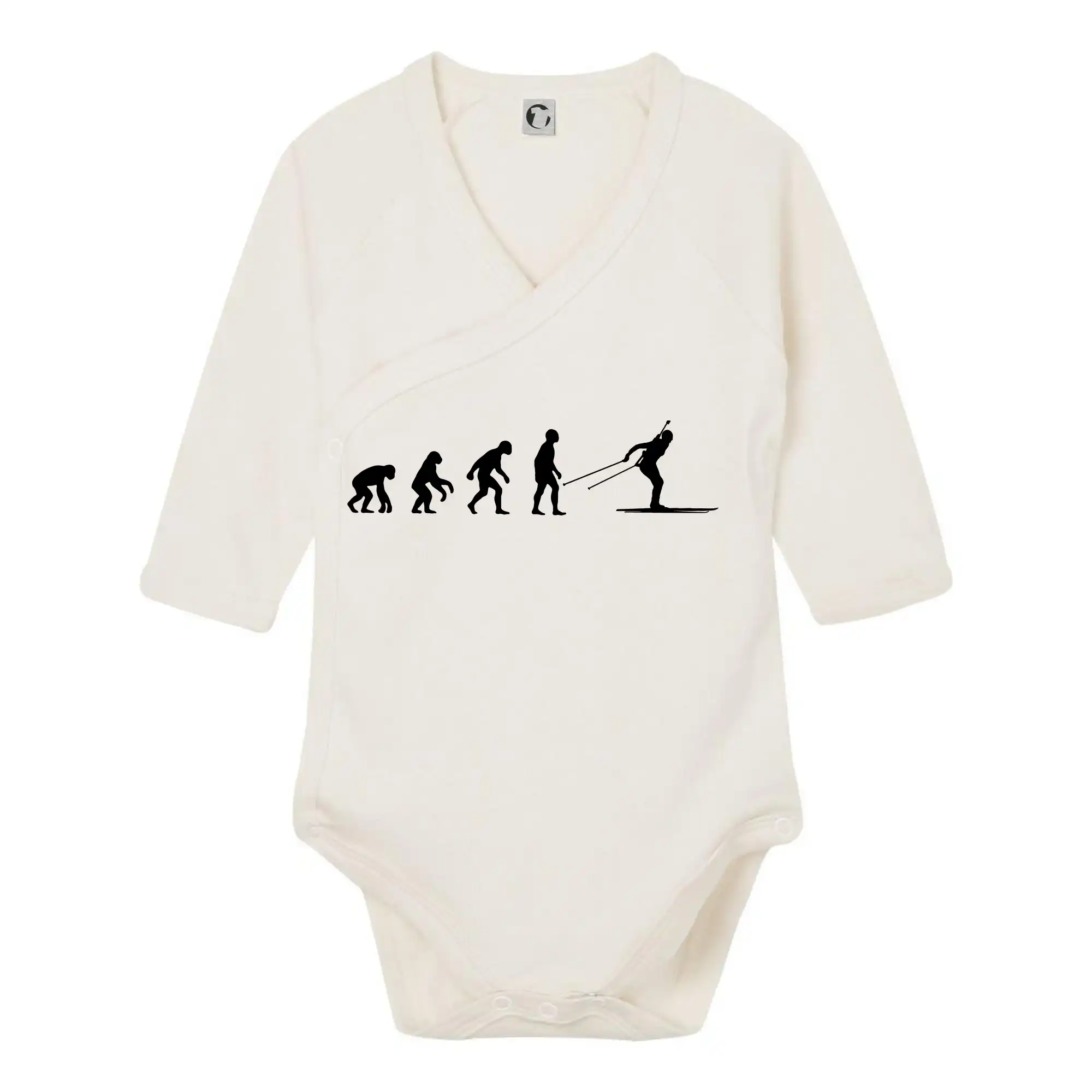 Lyže a Snowboard - Biathlon Evolúcia Beh - Body zavinovacie s dlhým rukávom