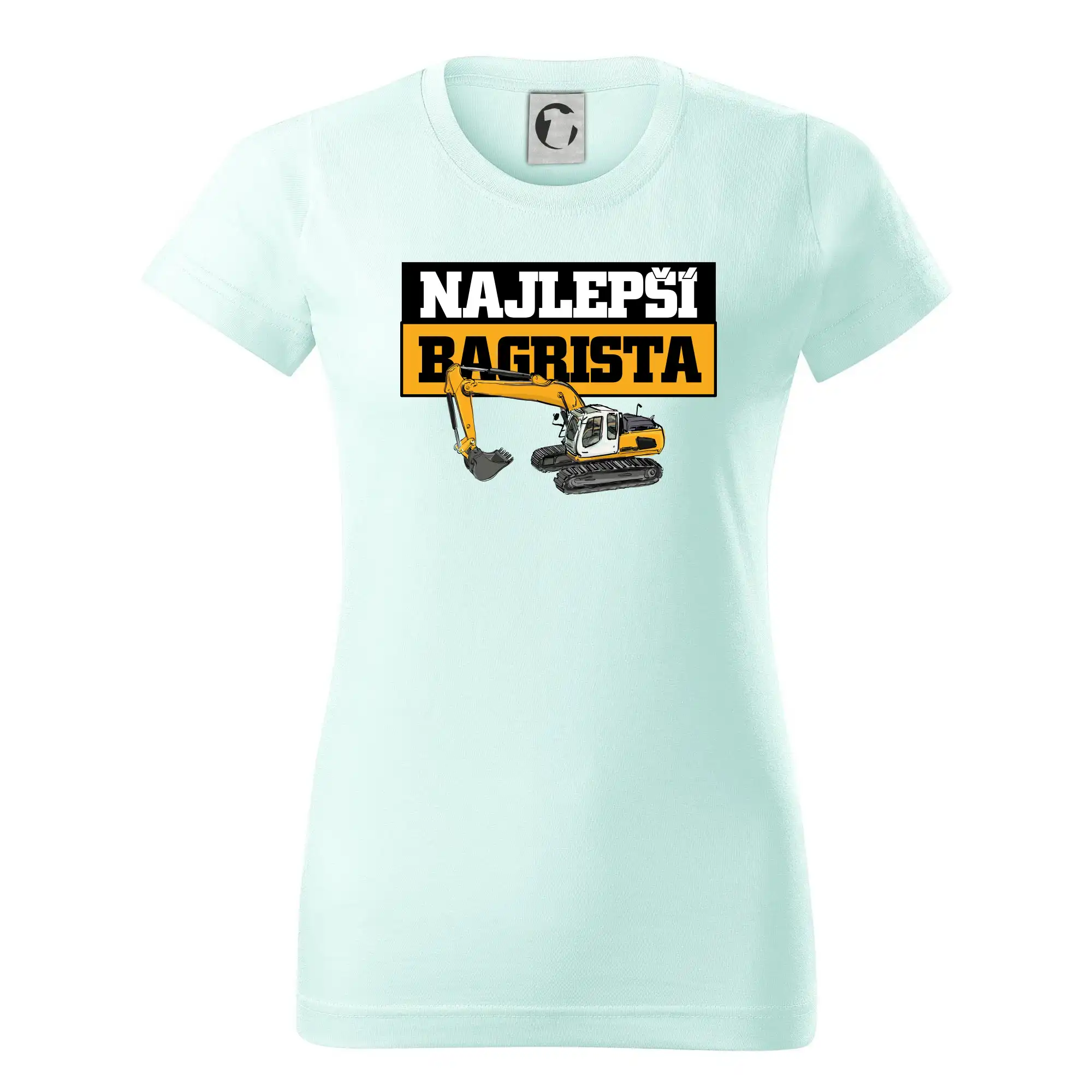Najlepší bagrista - Dámske tričko basic - ľahko voľnejšie a dlhšie