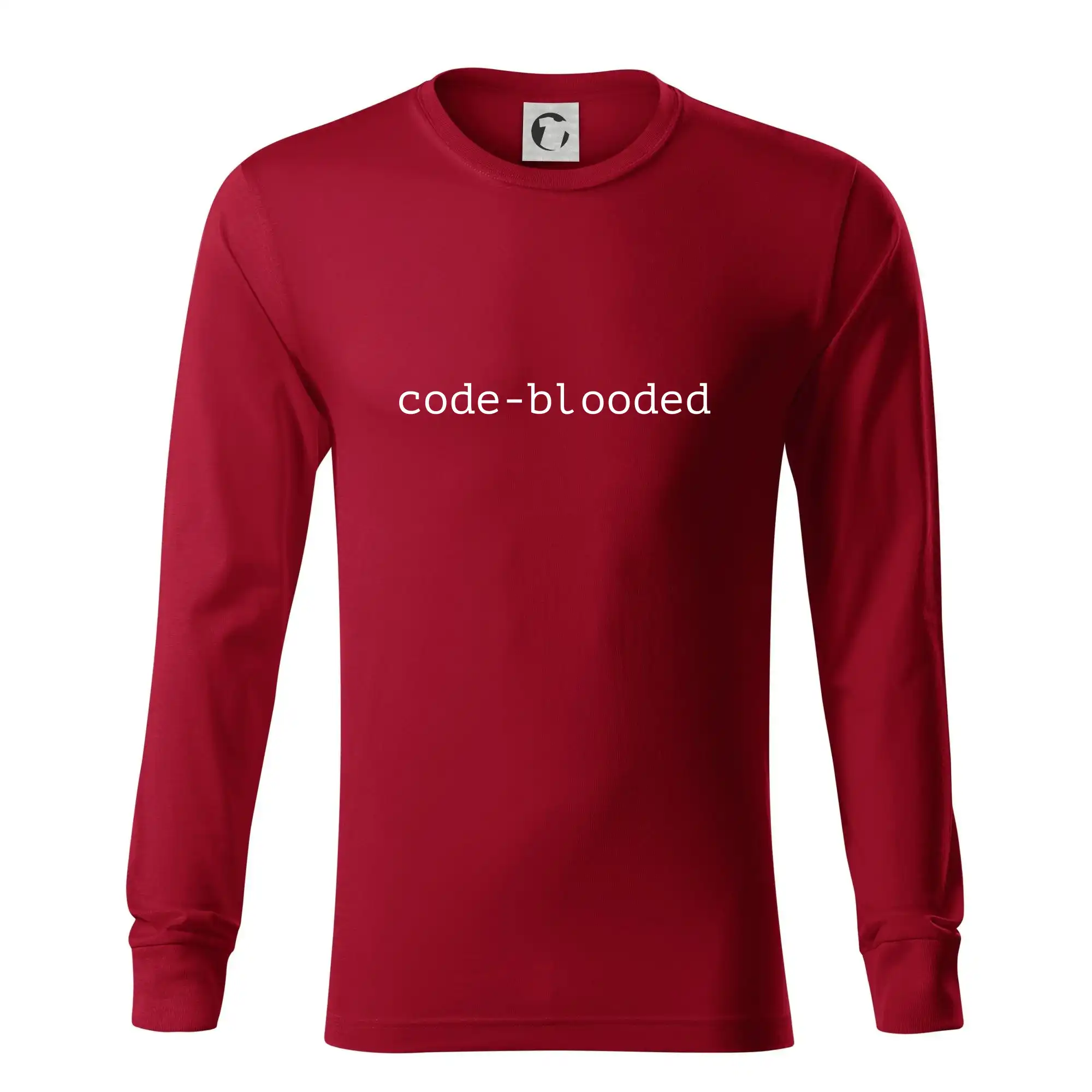 Tričká pre ajťákov - Code blooded - Tričko s dlhým rukávom LS R05