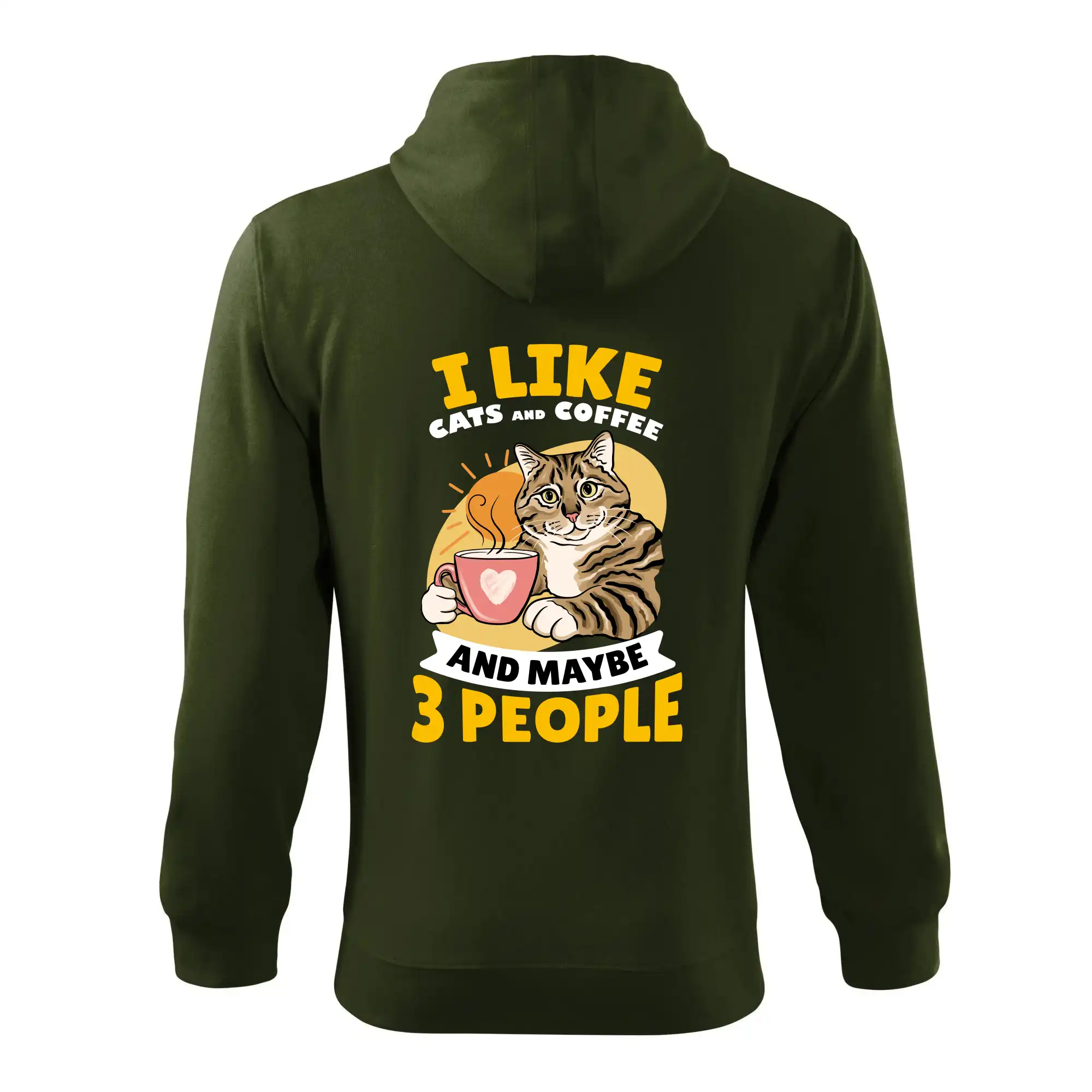 I like cats and coffee and maybe 3 people