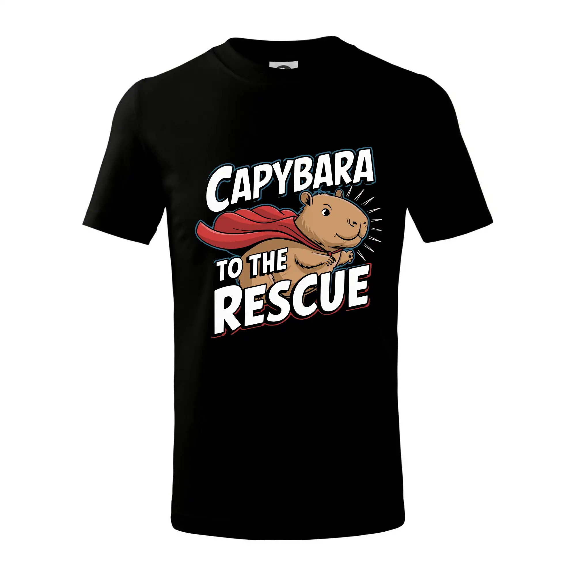 Tričká so zvieratami - Capybara to the Rescue - Tričko detské bavlnené