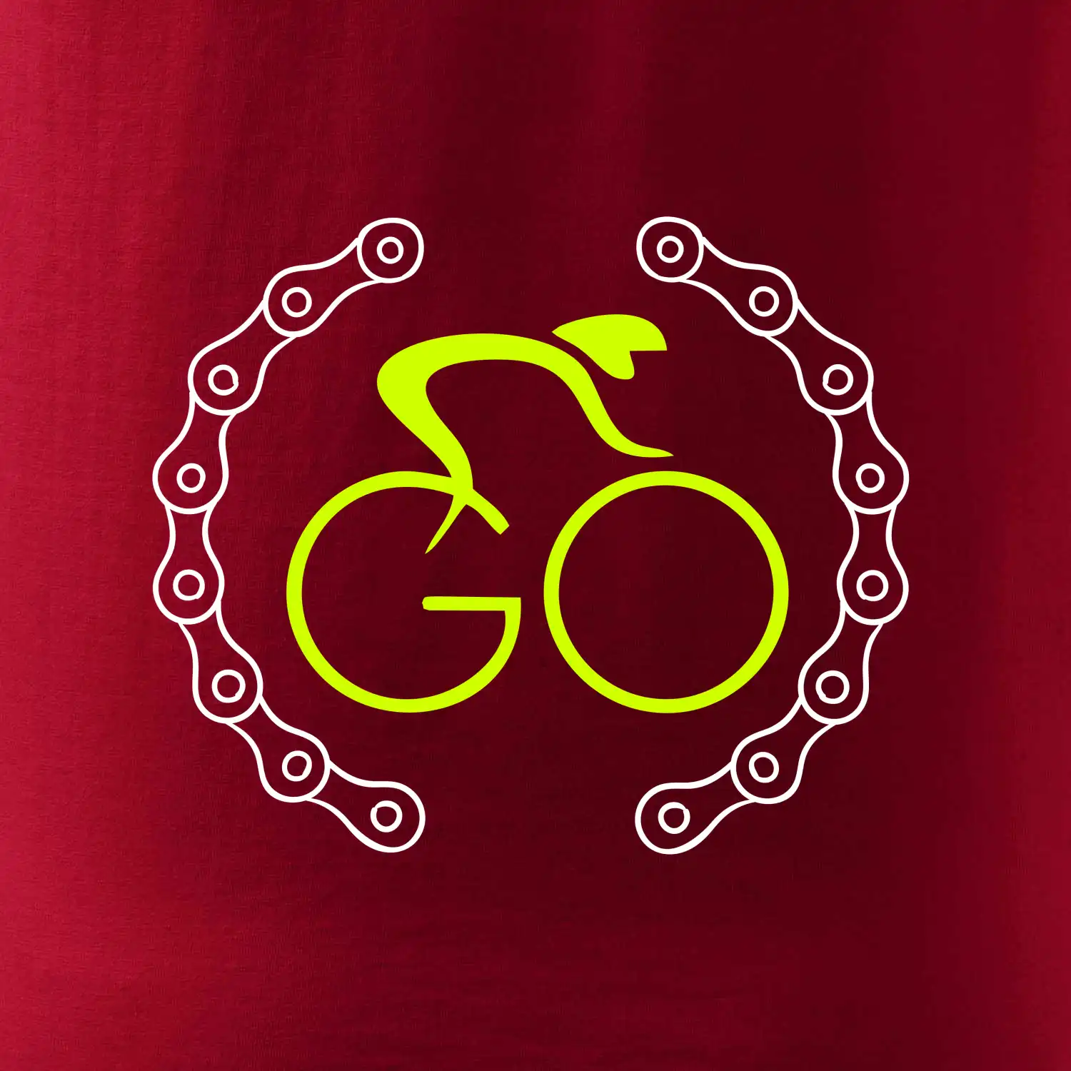 GO cyklista (fluo potisk)