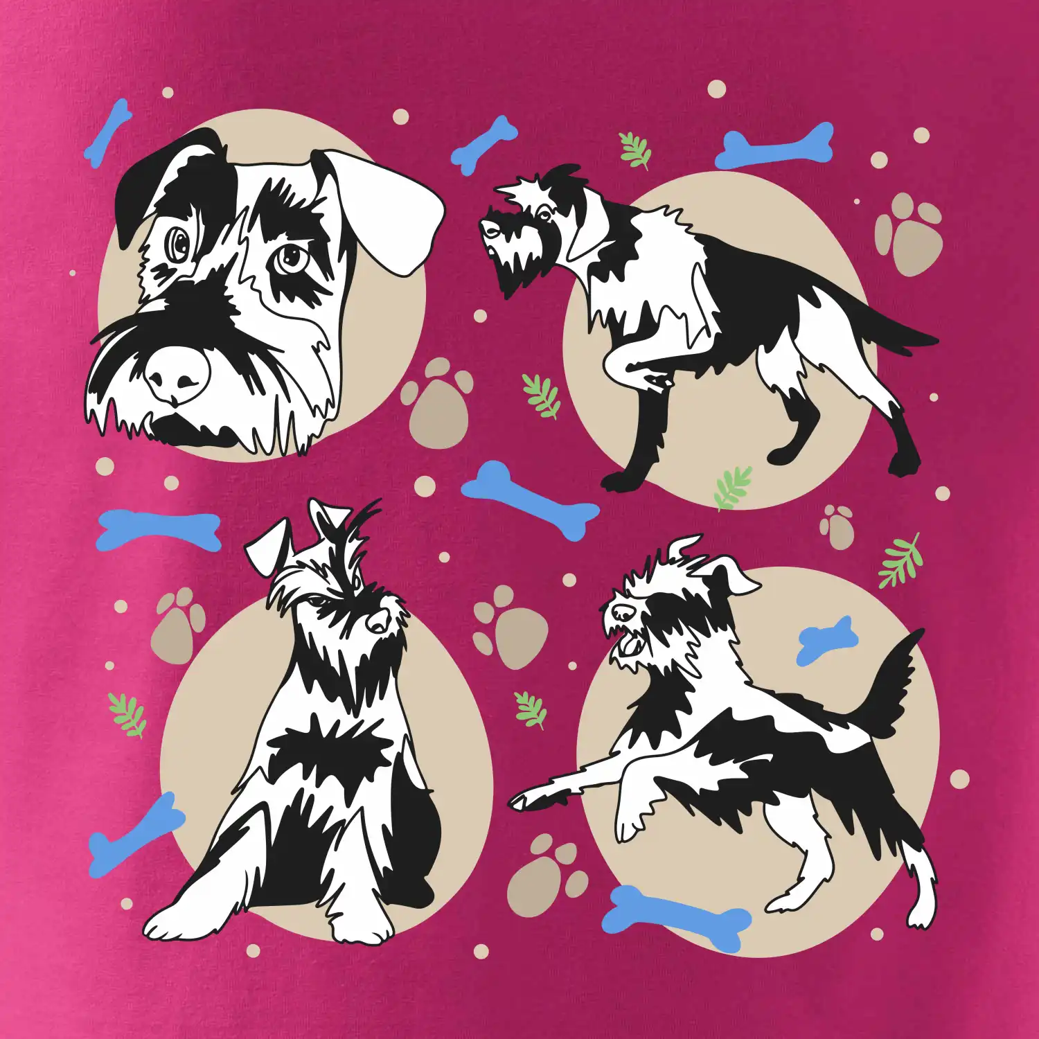 Knírač - 4 obrázky