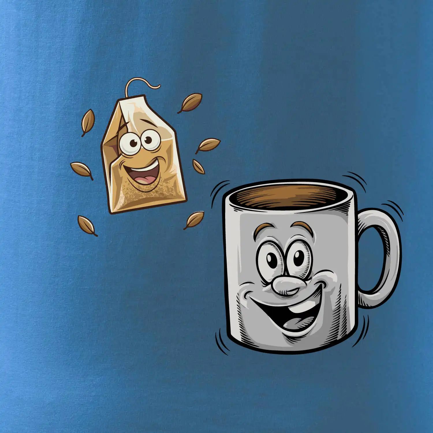 Parové triko - Hrnek a čaj