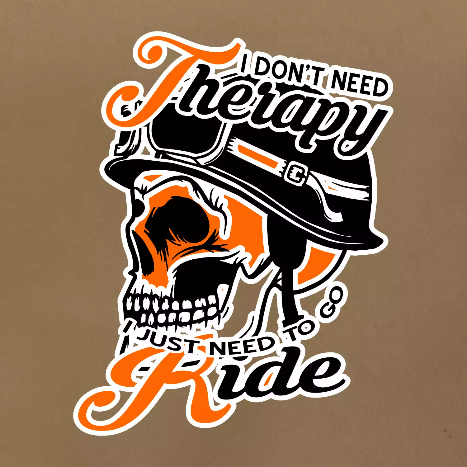 I don't need therapy moto ride