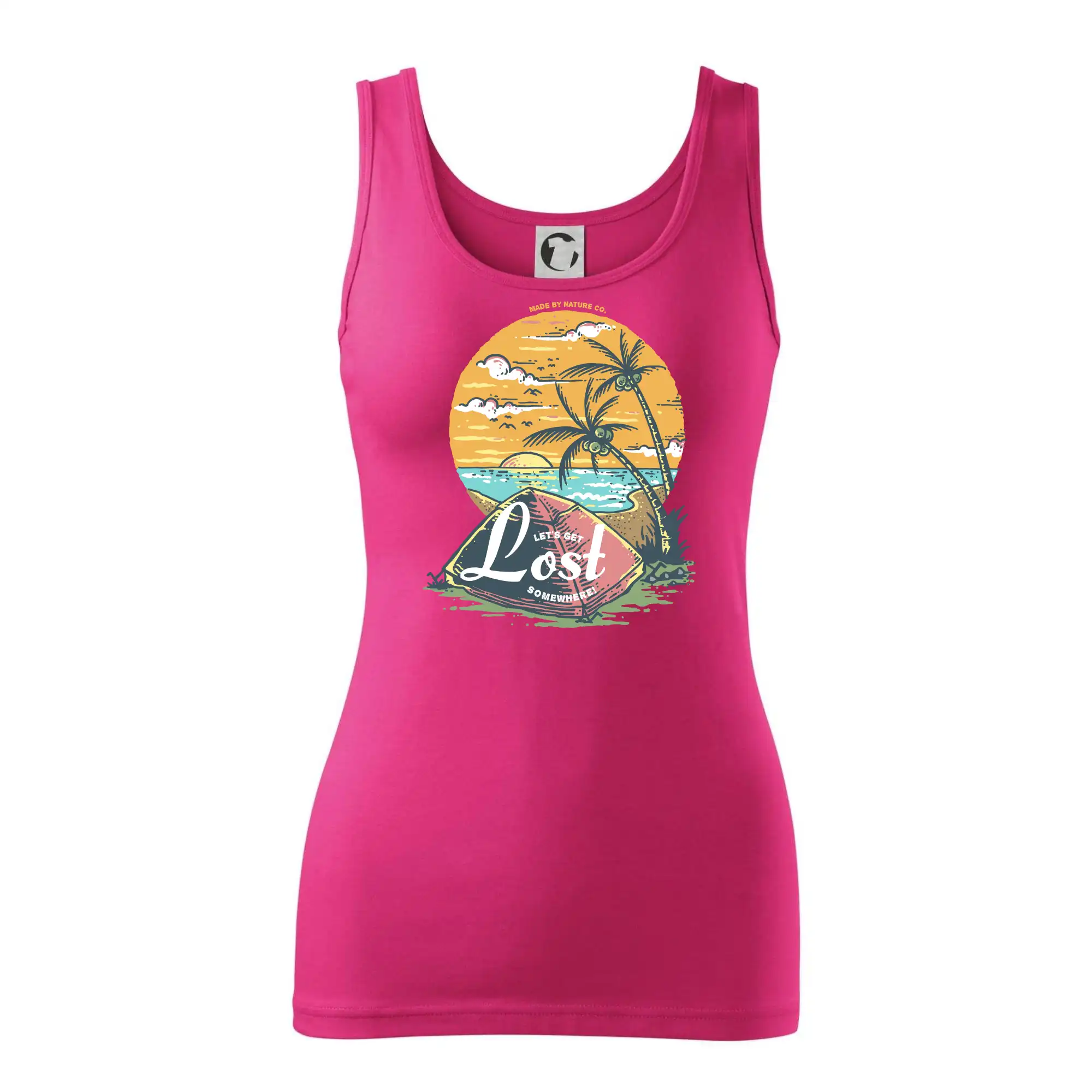 Beach camping get lost somewhere