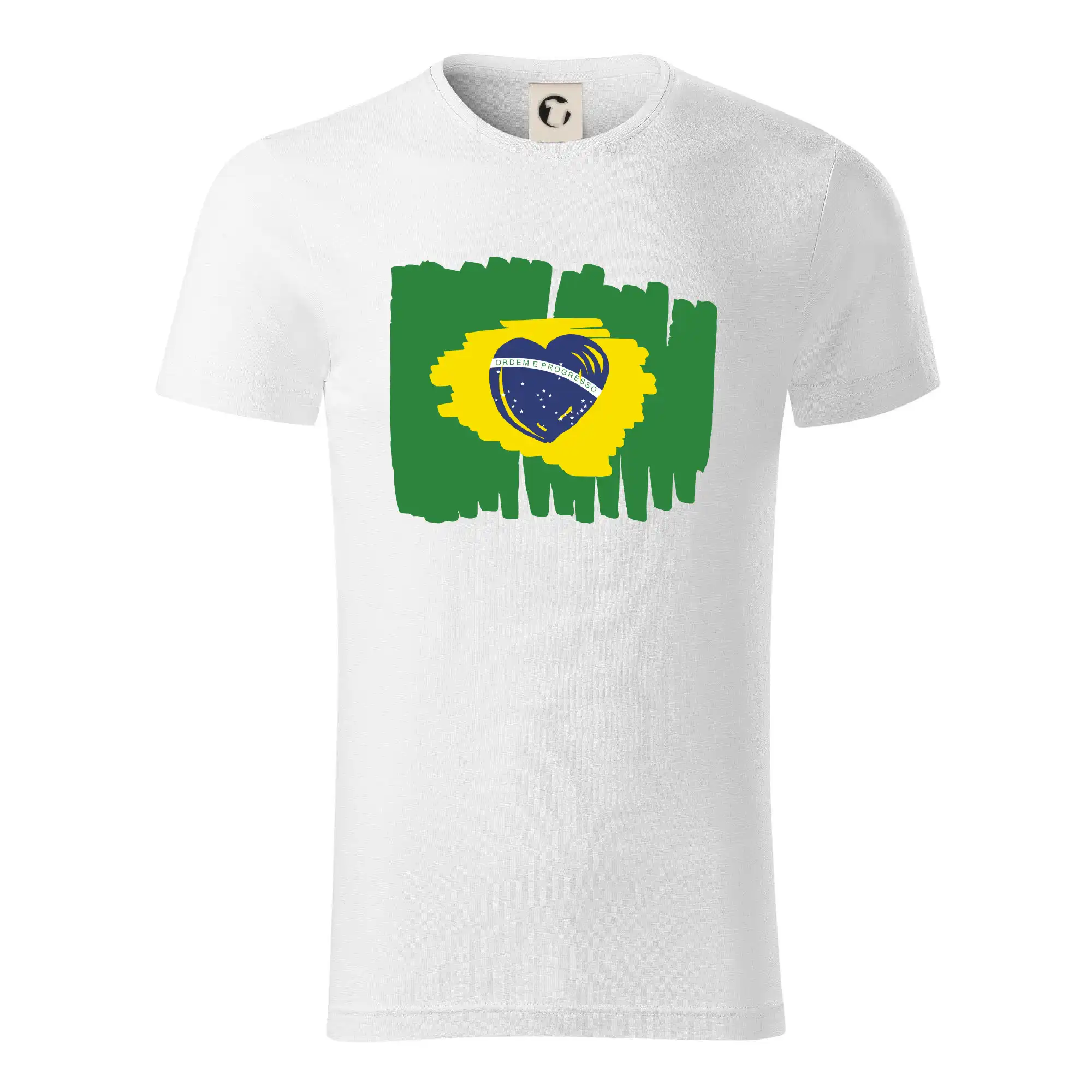 Brazílie vlajka srdce