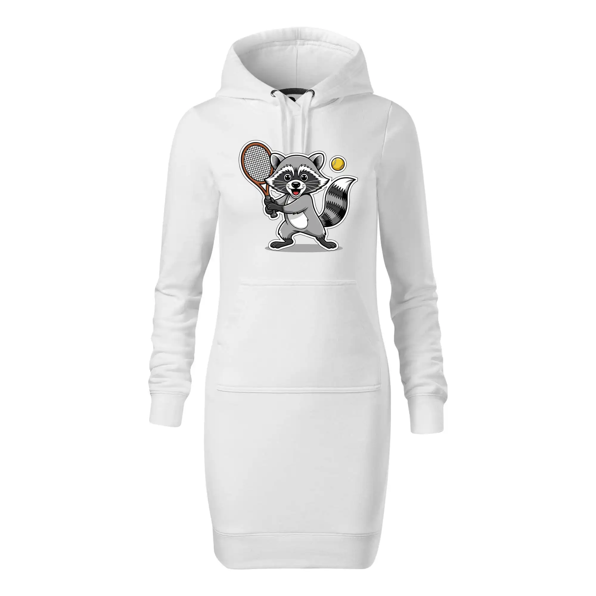 Mýval hraje tenis kreslený