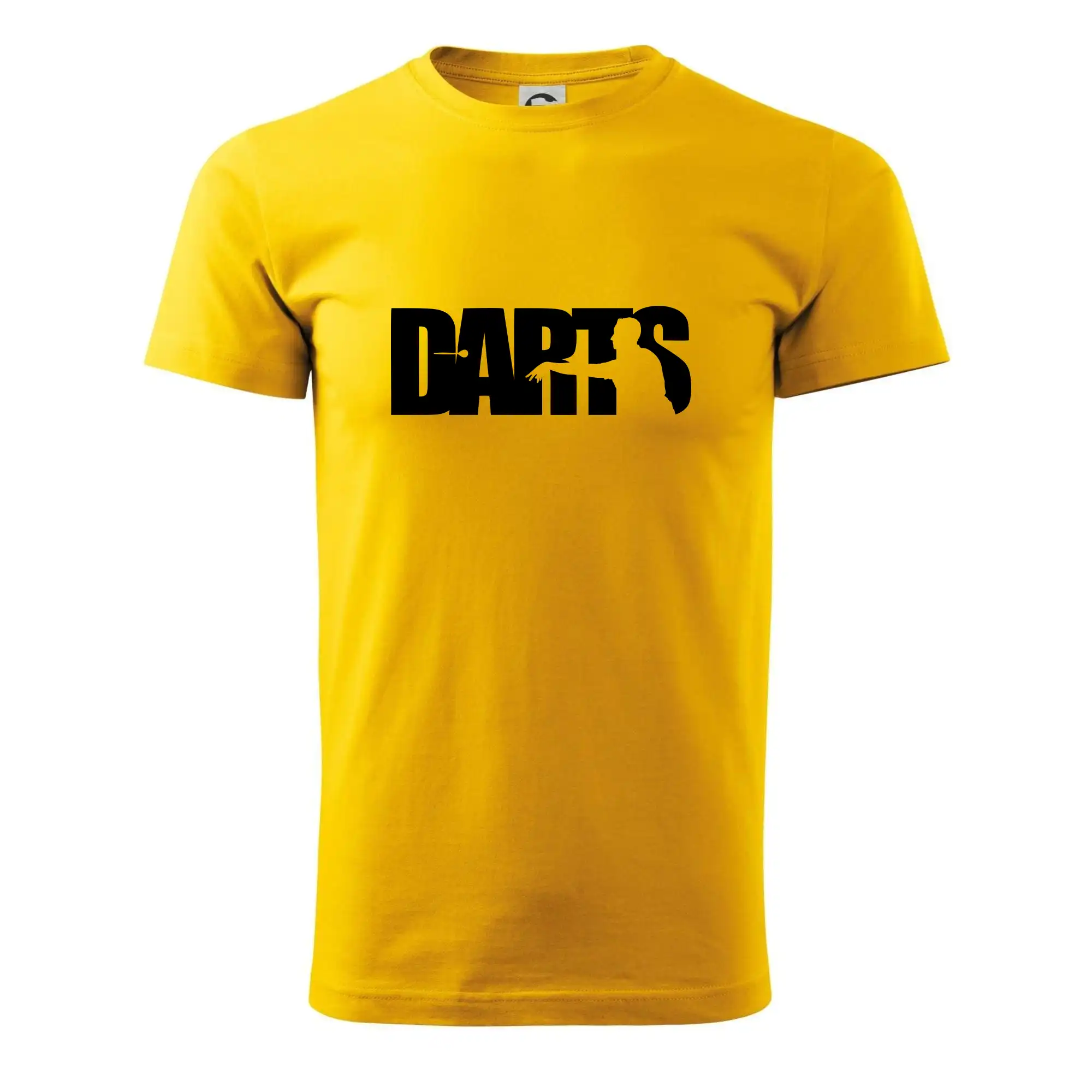 Darts - nápis se šipkařem