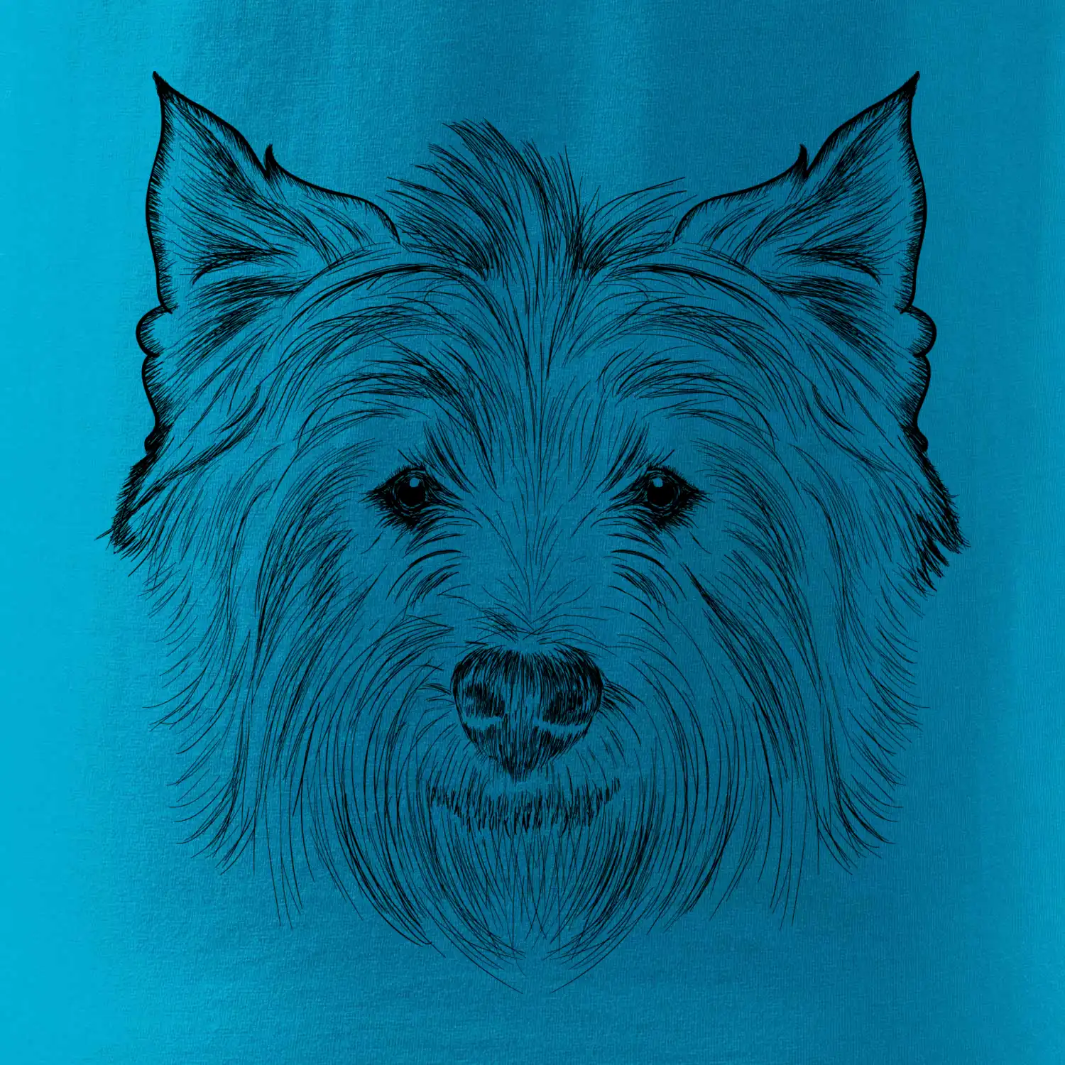 Teriér kresba