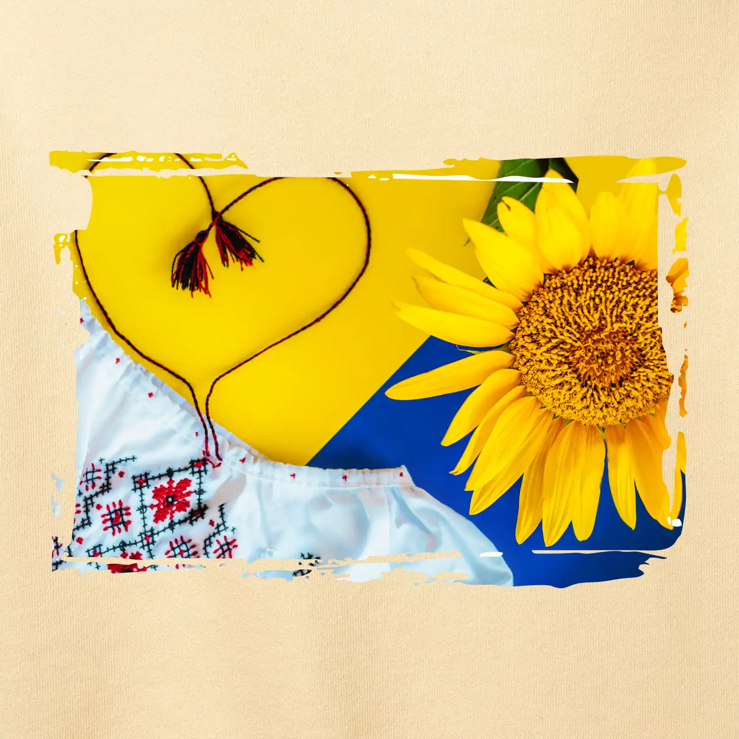 Ukrajina slunečnice a kroj