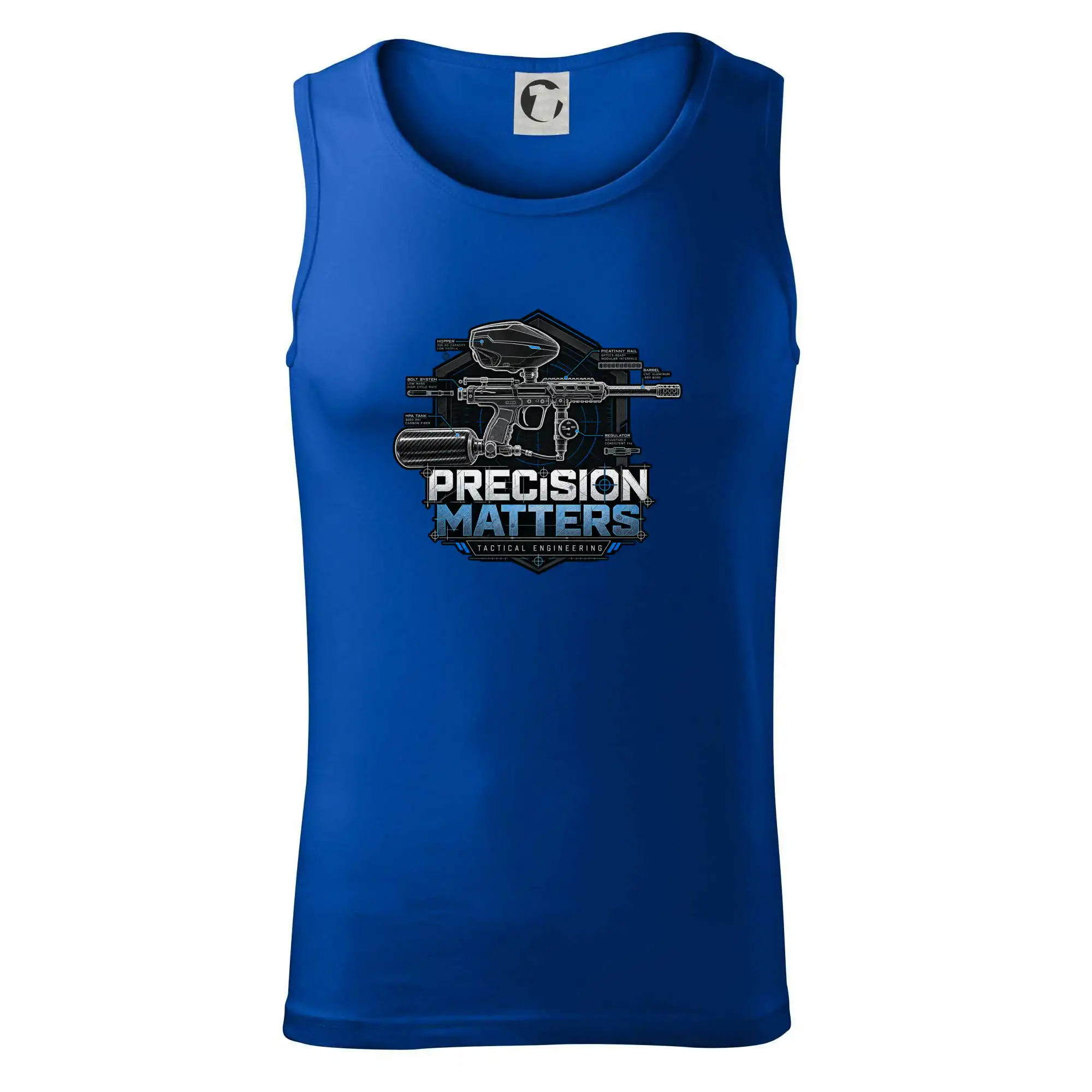 Technický nákres precision matters paintball