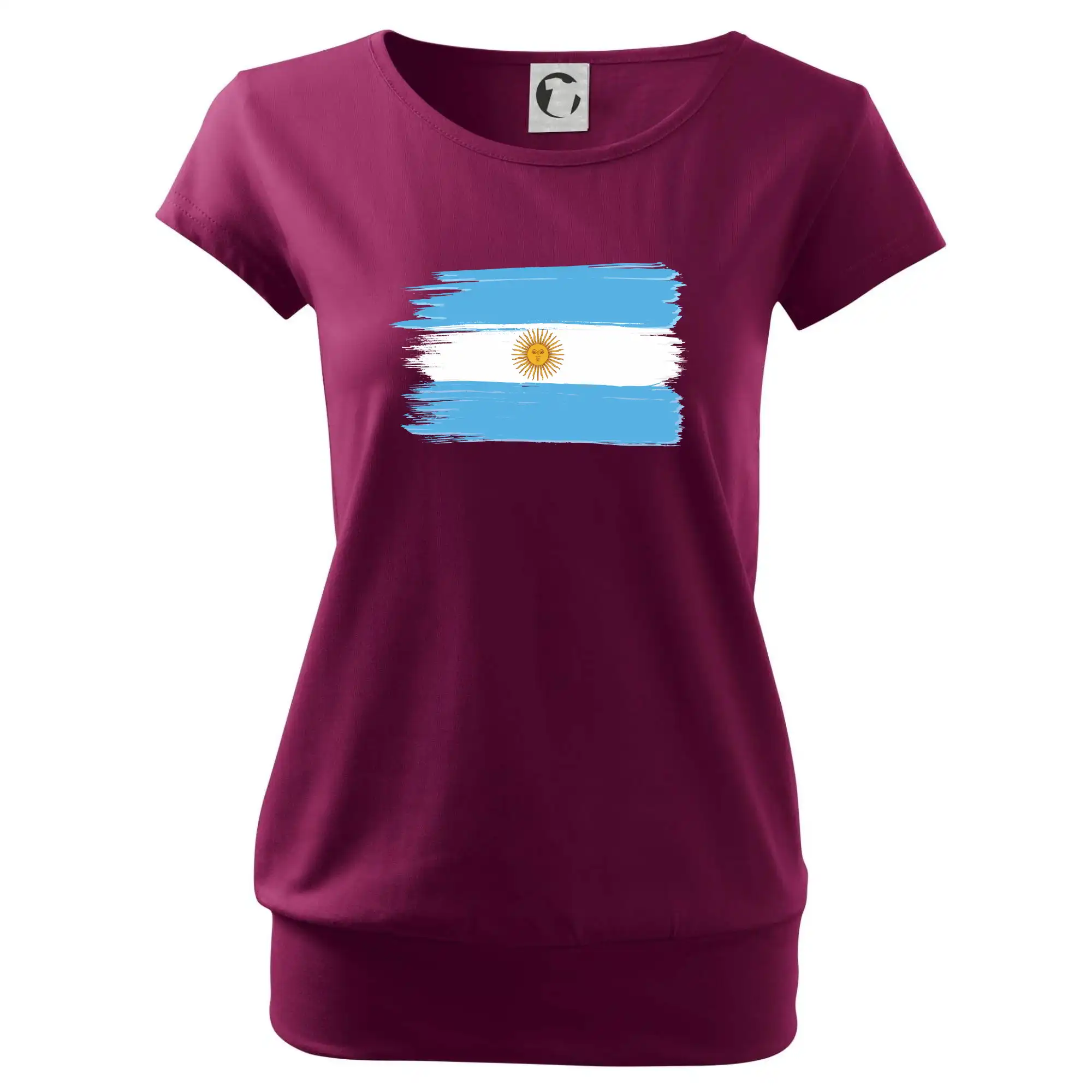 Argentina vlajka kreslená štětkou