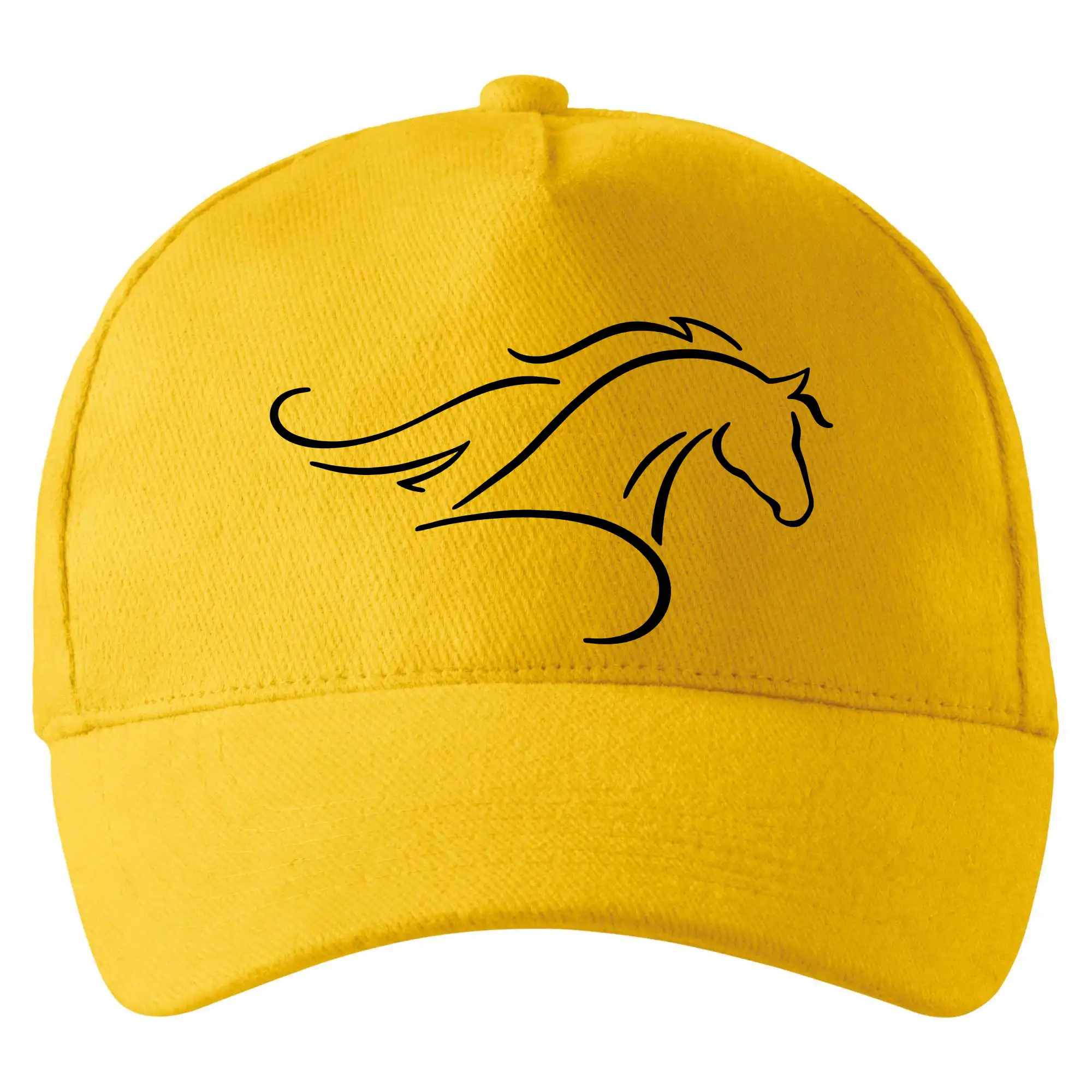 Kůň - bežící silueta hlavy