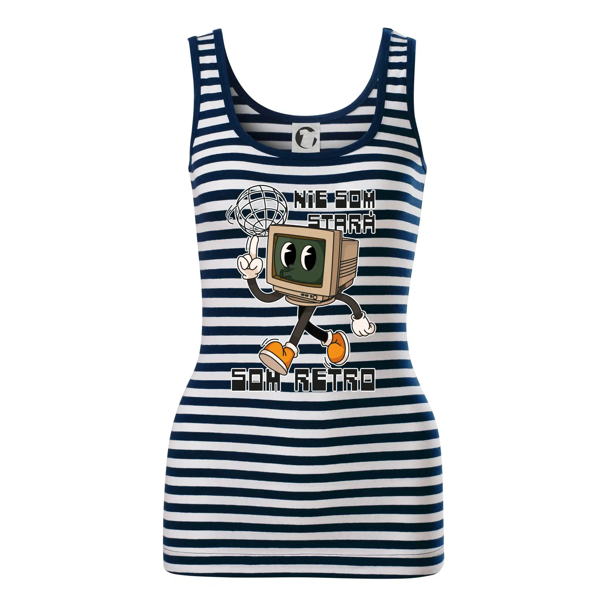 Grafické tričká - Mie som stará, som retro - Sailor tielko na vodu