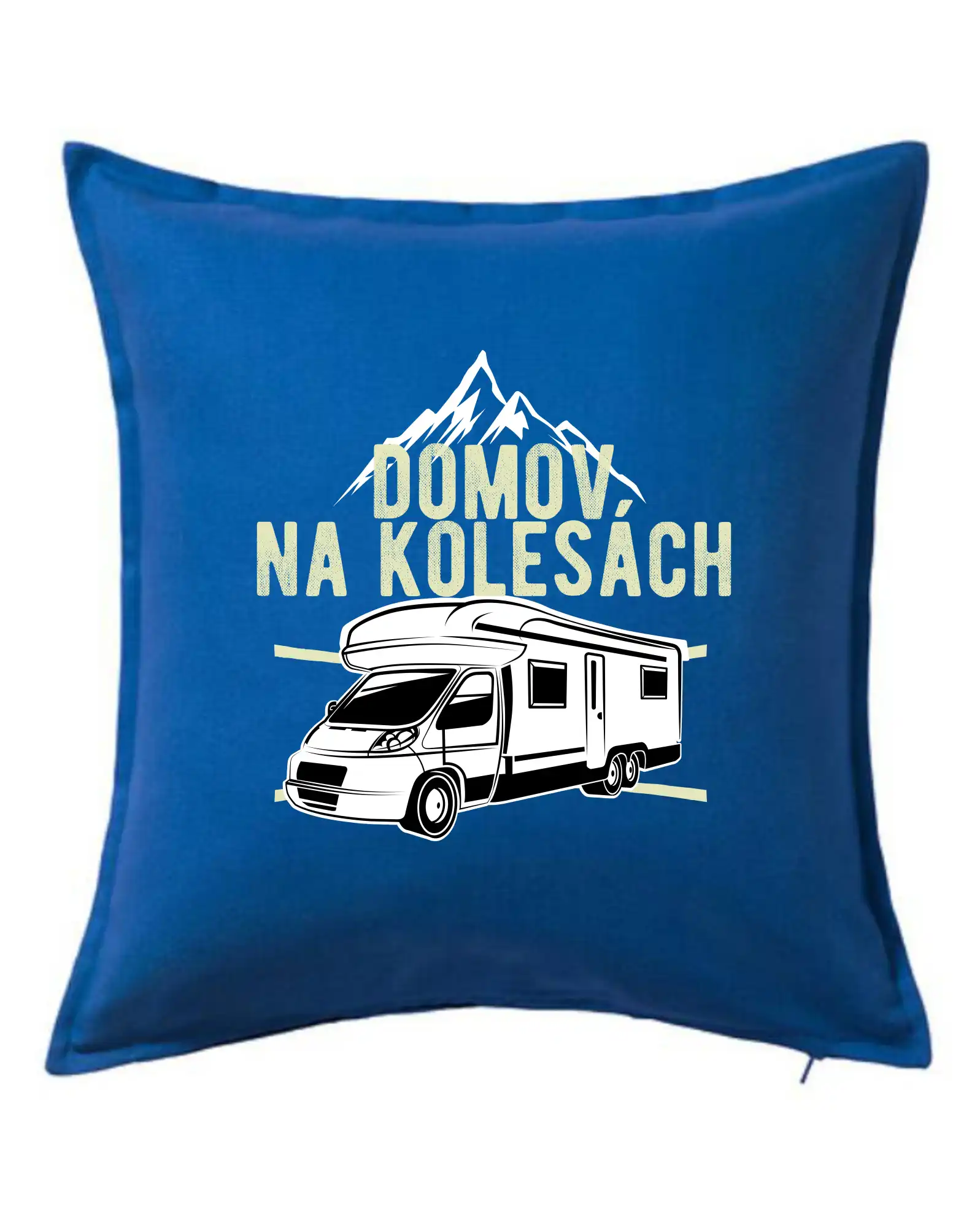 Trička na kempovanie - Domov na kolesách - Vankúš 50x50