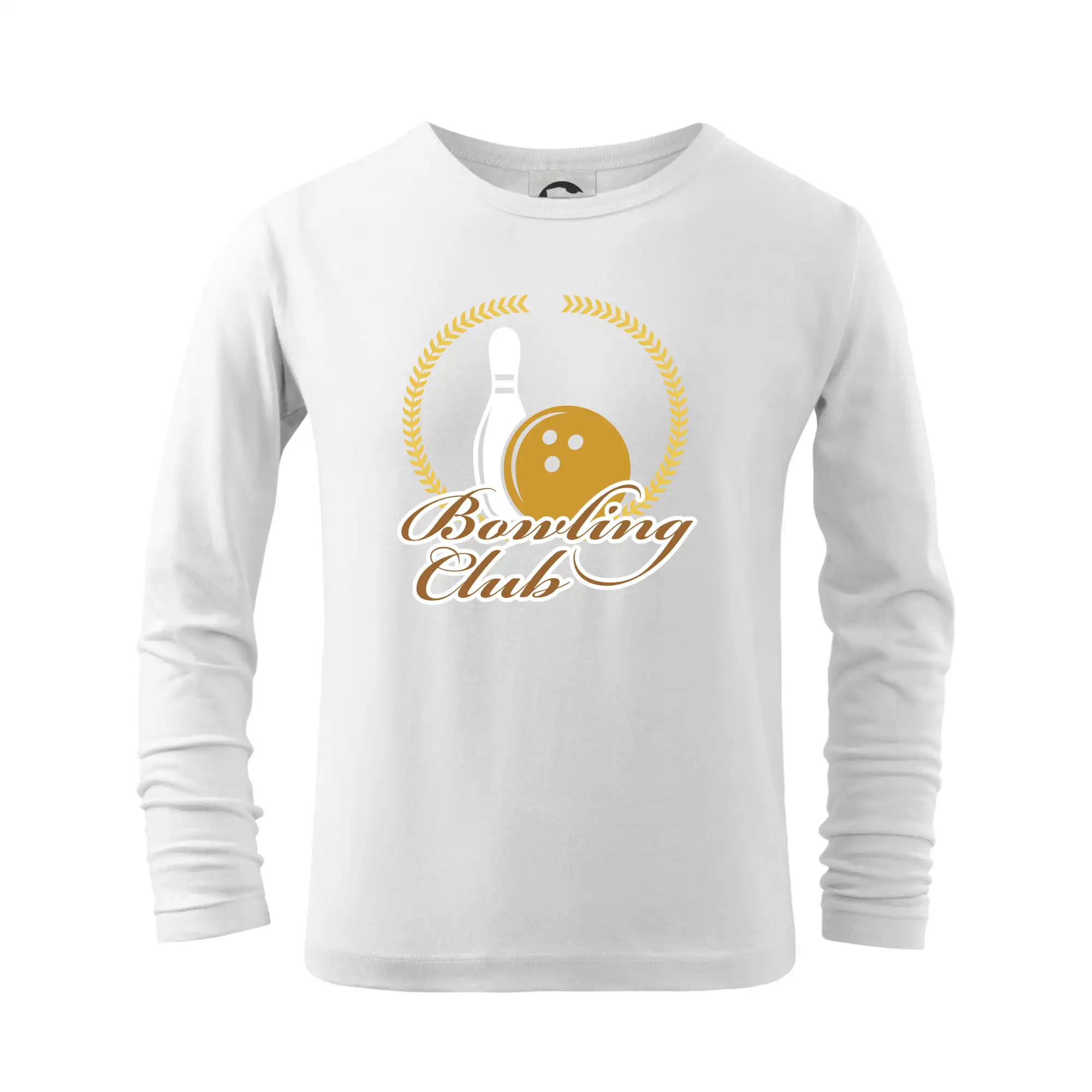 Tričká Bowling - Bowling cup věnec - Tričko detské Long Sleeve