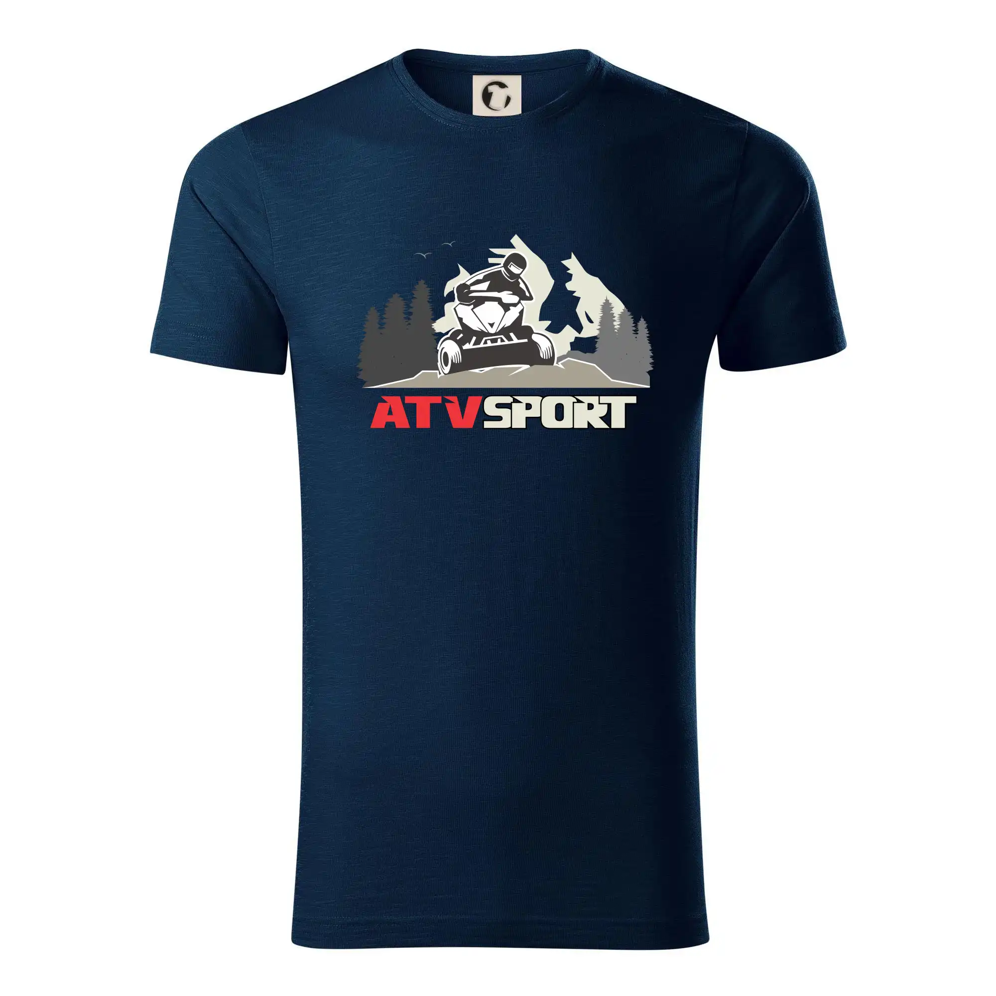 Tričko s štvorkolkou - ATV štvorkolka sport - Tričko z organickej bavlny