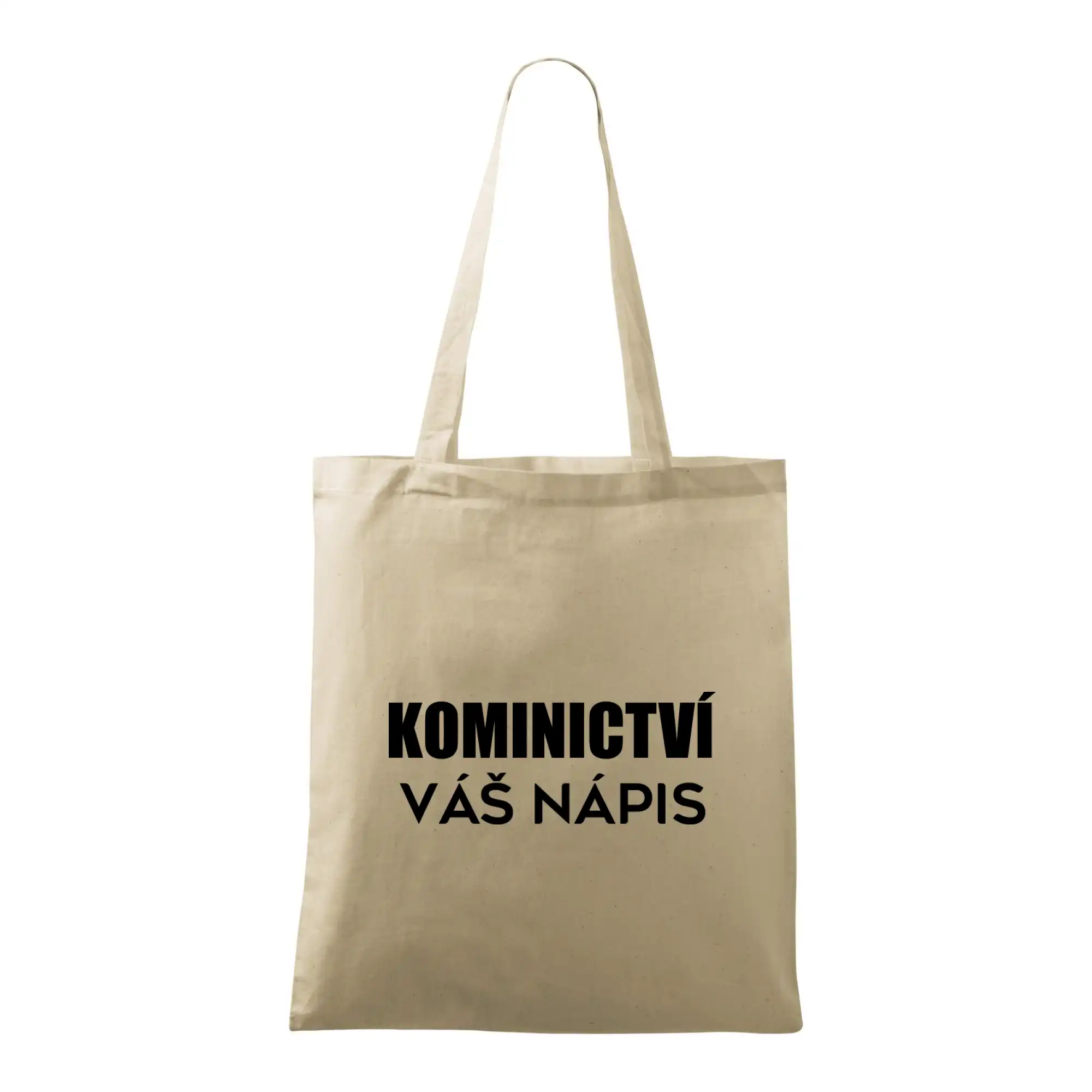 Kominík logo + nápis na zádech