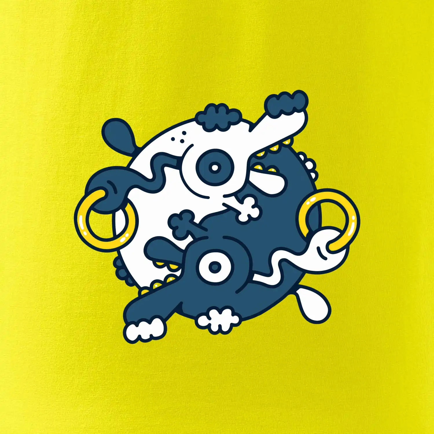 Yin & Yang  abstraktní psi