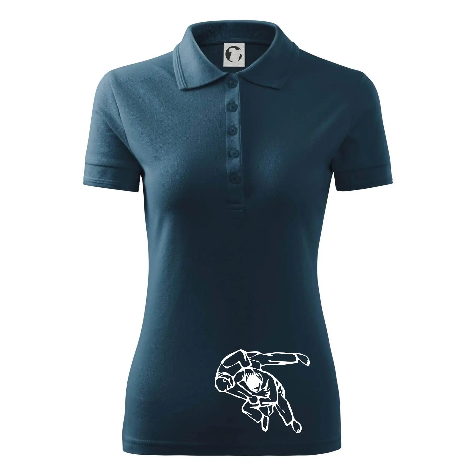 Judo nápis + postavy