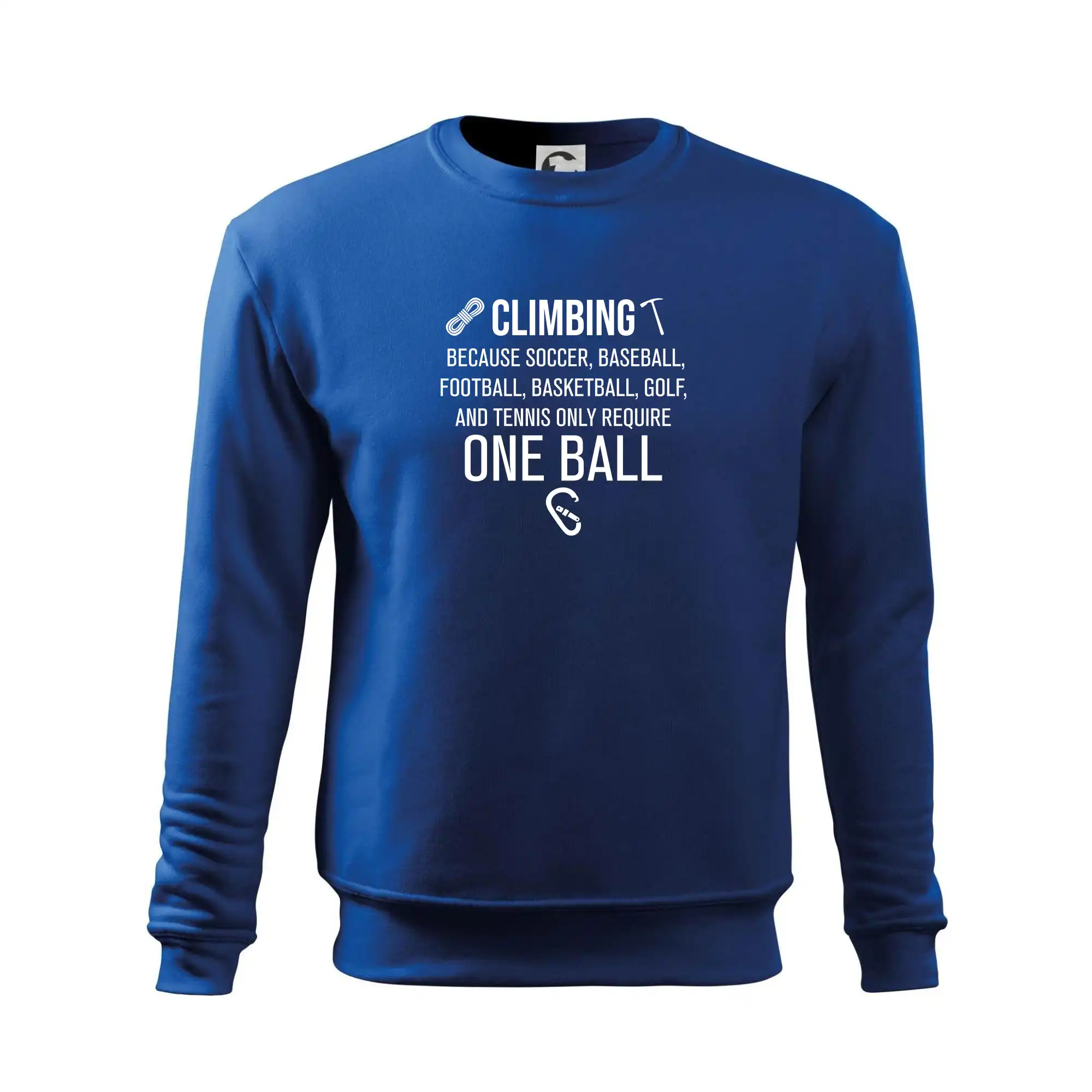 Climbing beacause one ball