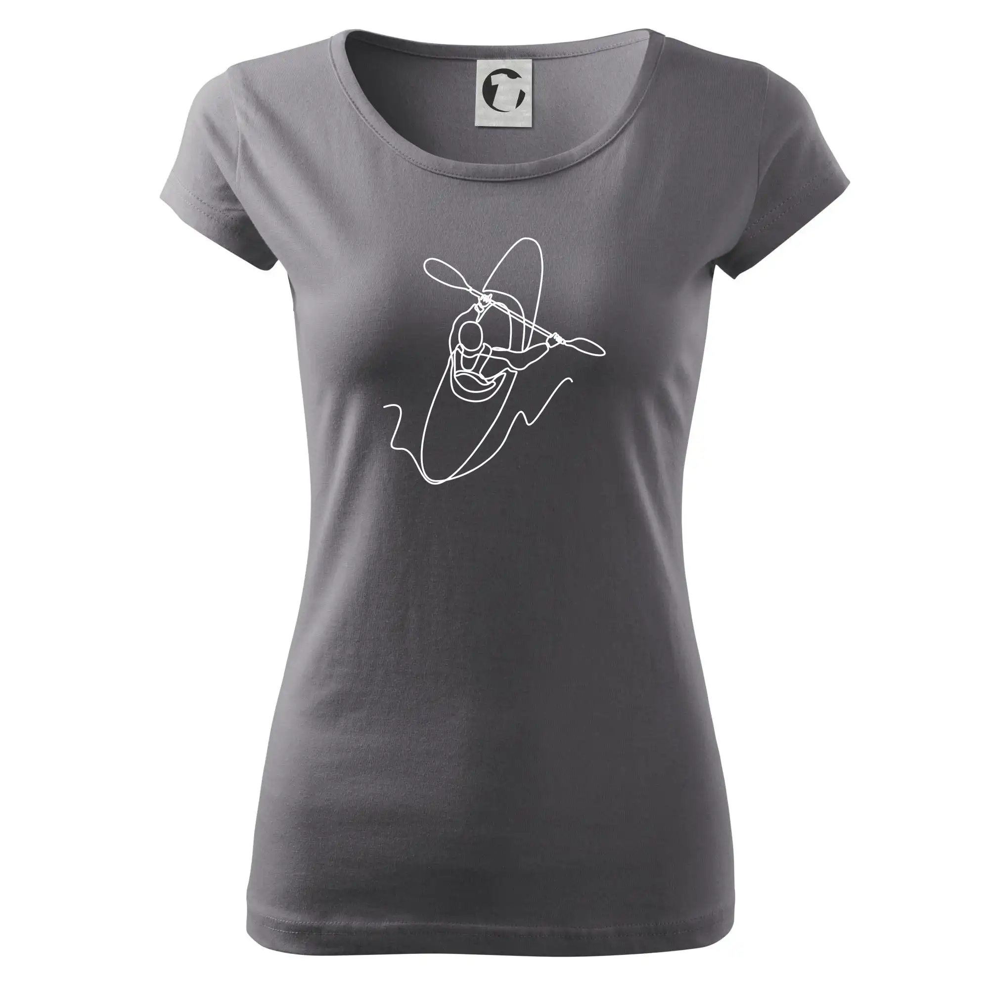 Kajak  ze shora jedním tahem