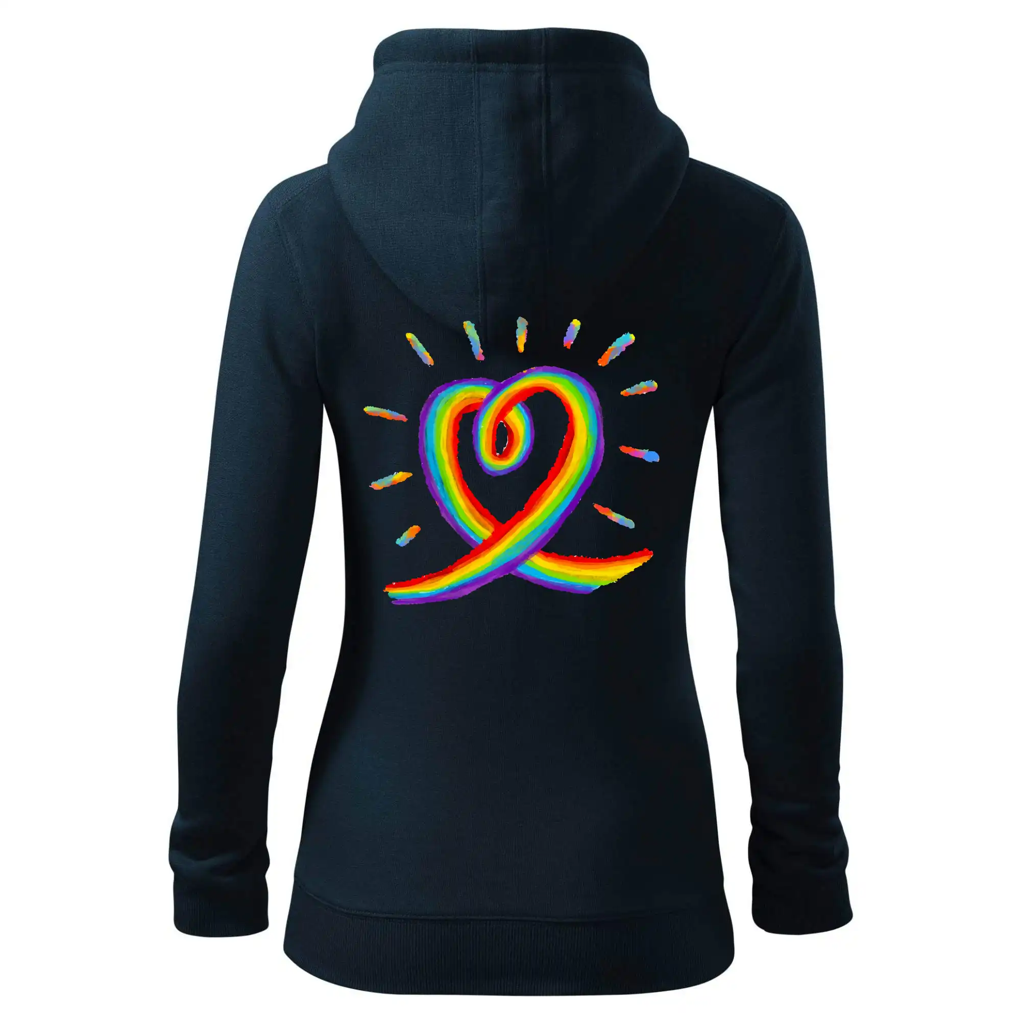 Srdce pride duha kreslená