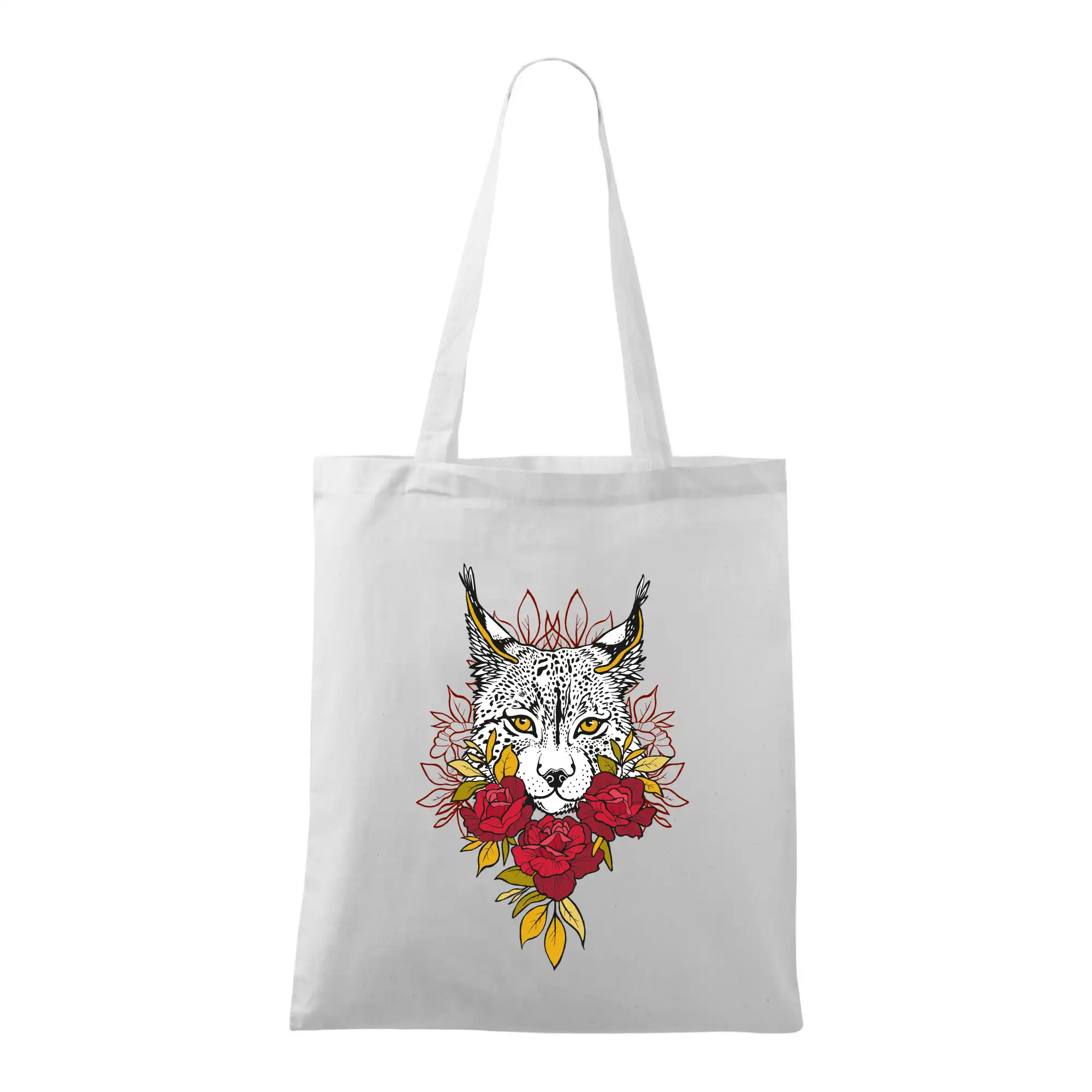 Rys s červenými růžemi  (Pecka design)