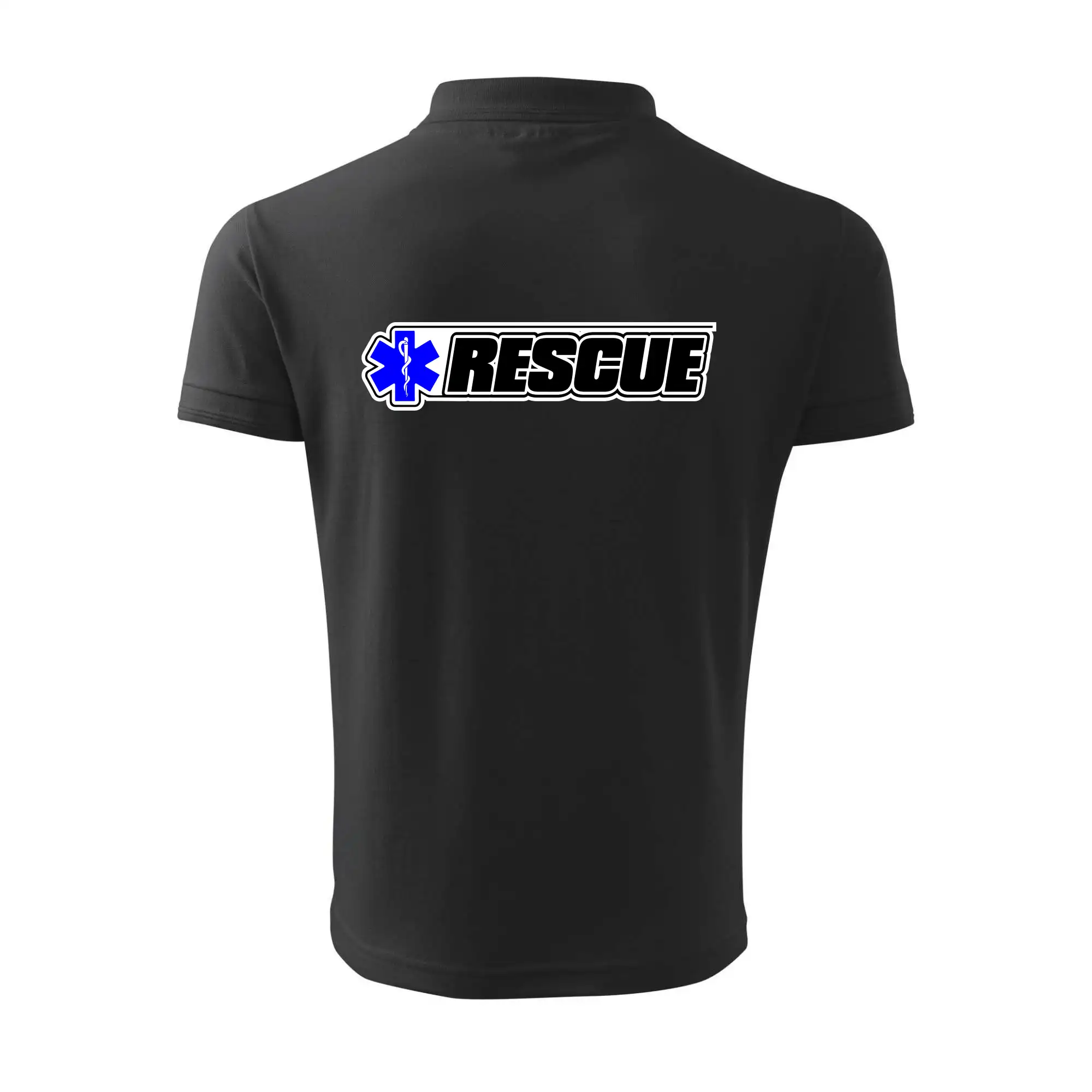 Záchranář rescue kříž modrý