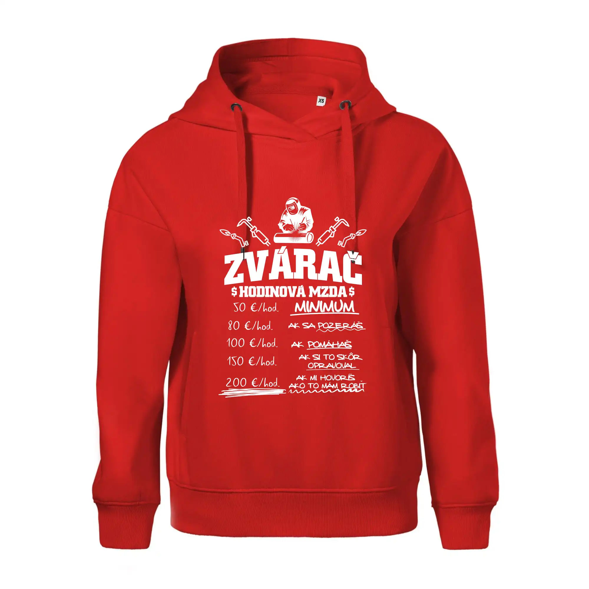 Hodinová mzda zvárač