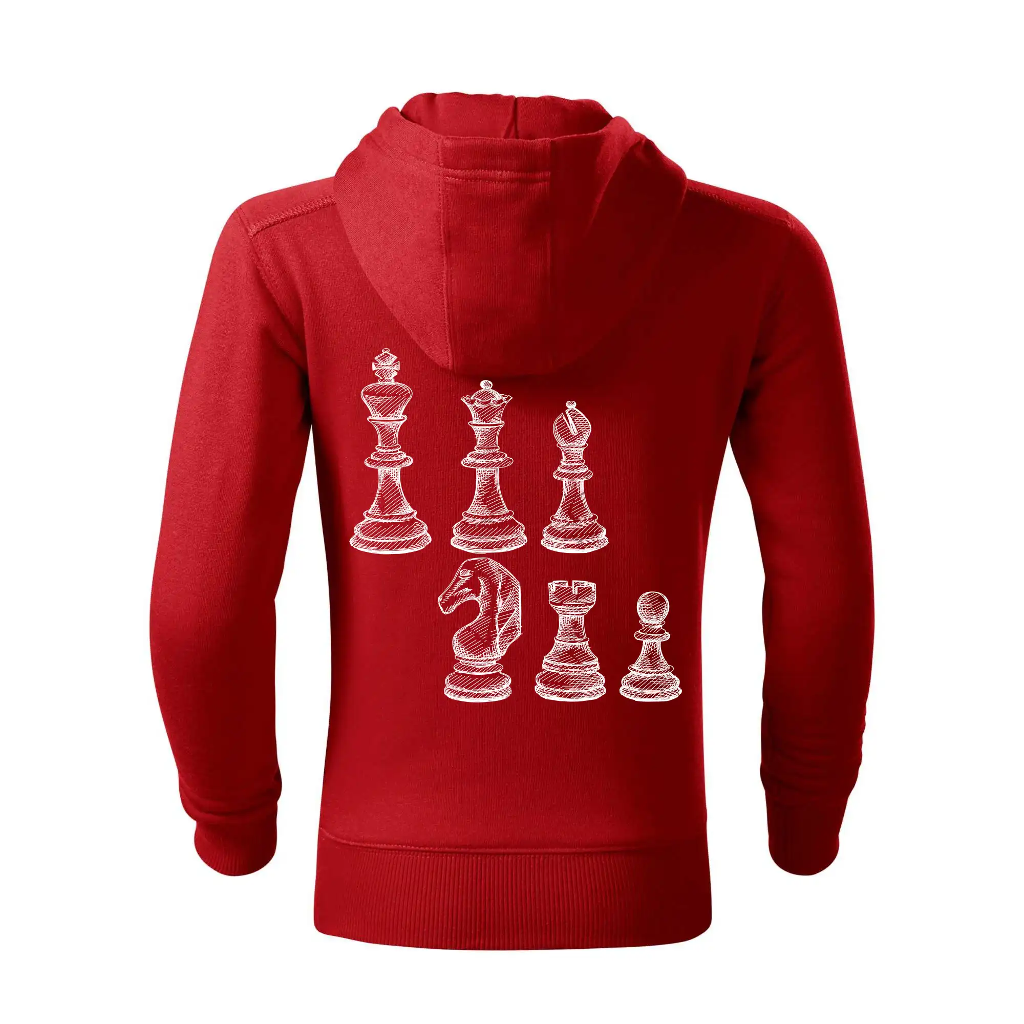 Šachové figurky kreslené