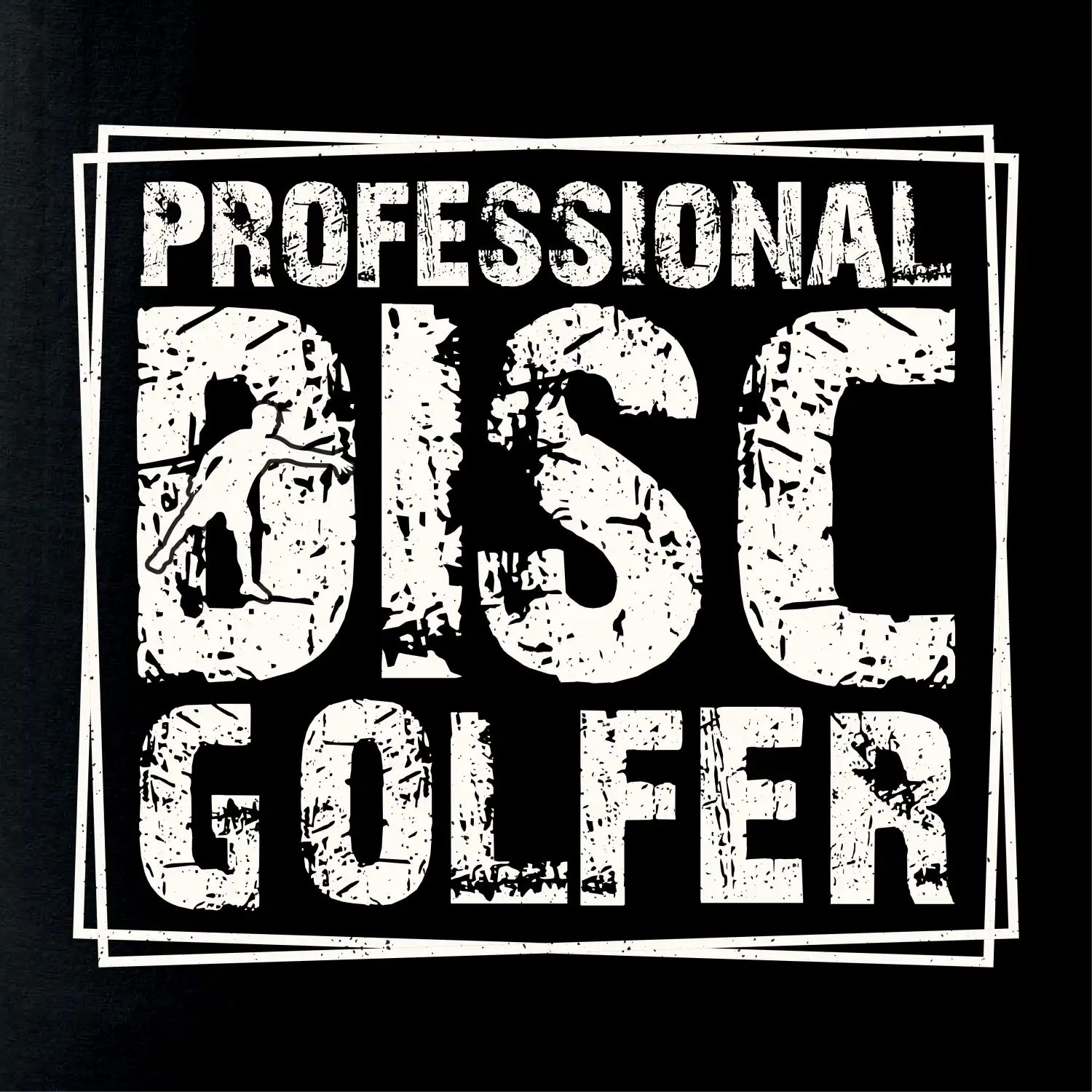 Professional disc golfer