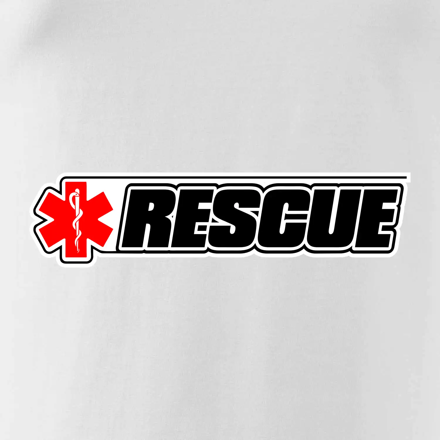 Záchranář rescue kříž červený