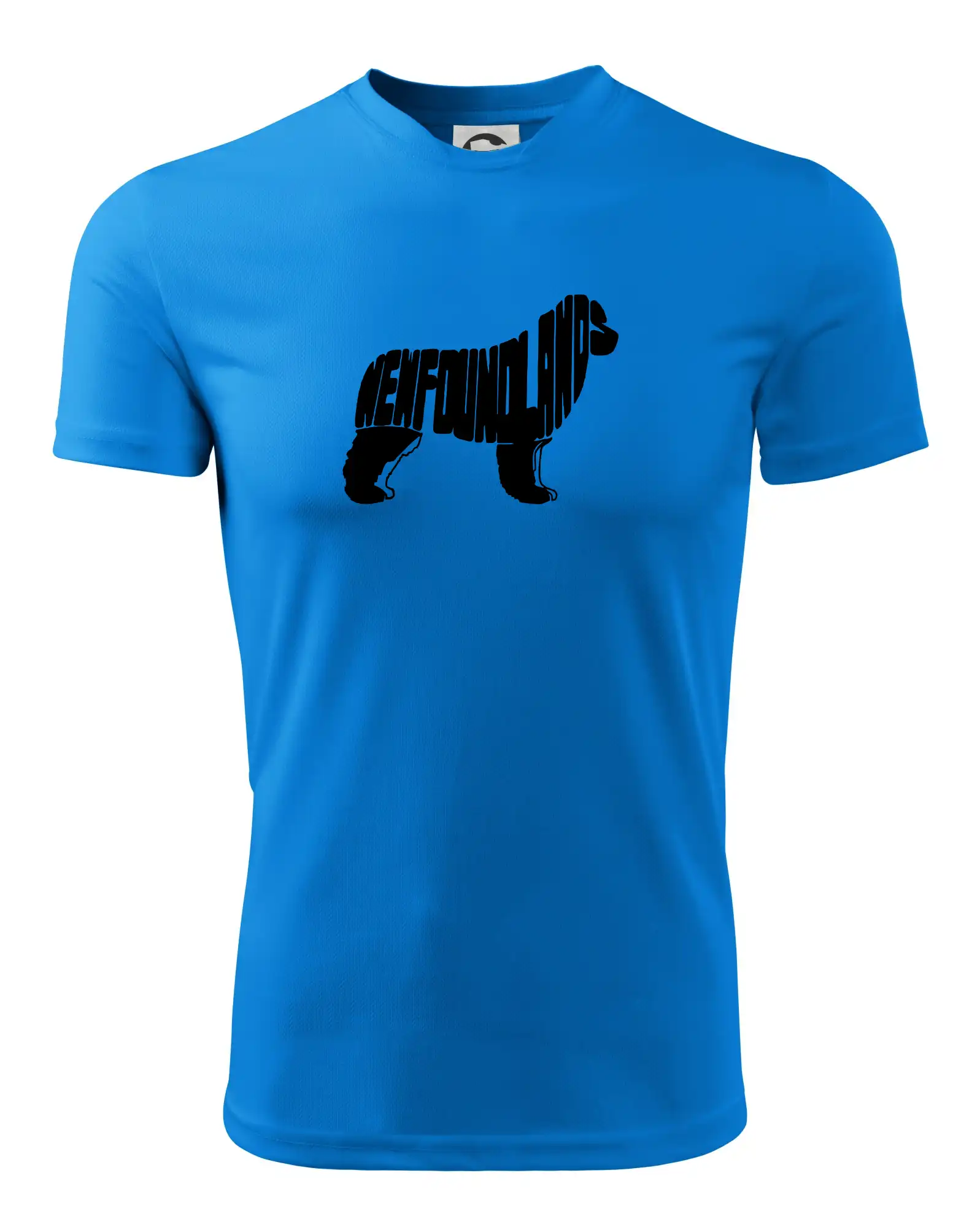 Novofundlandský pes - nápis v tělě