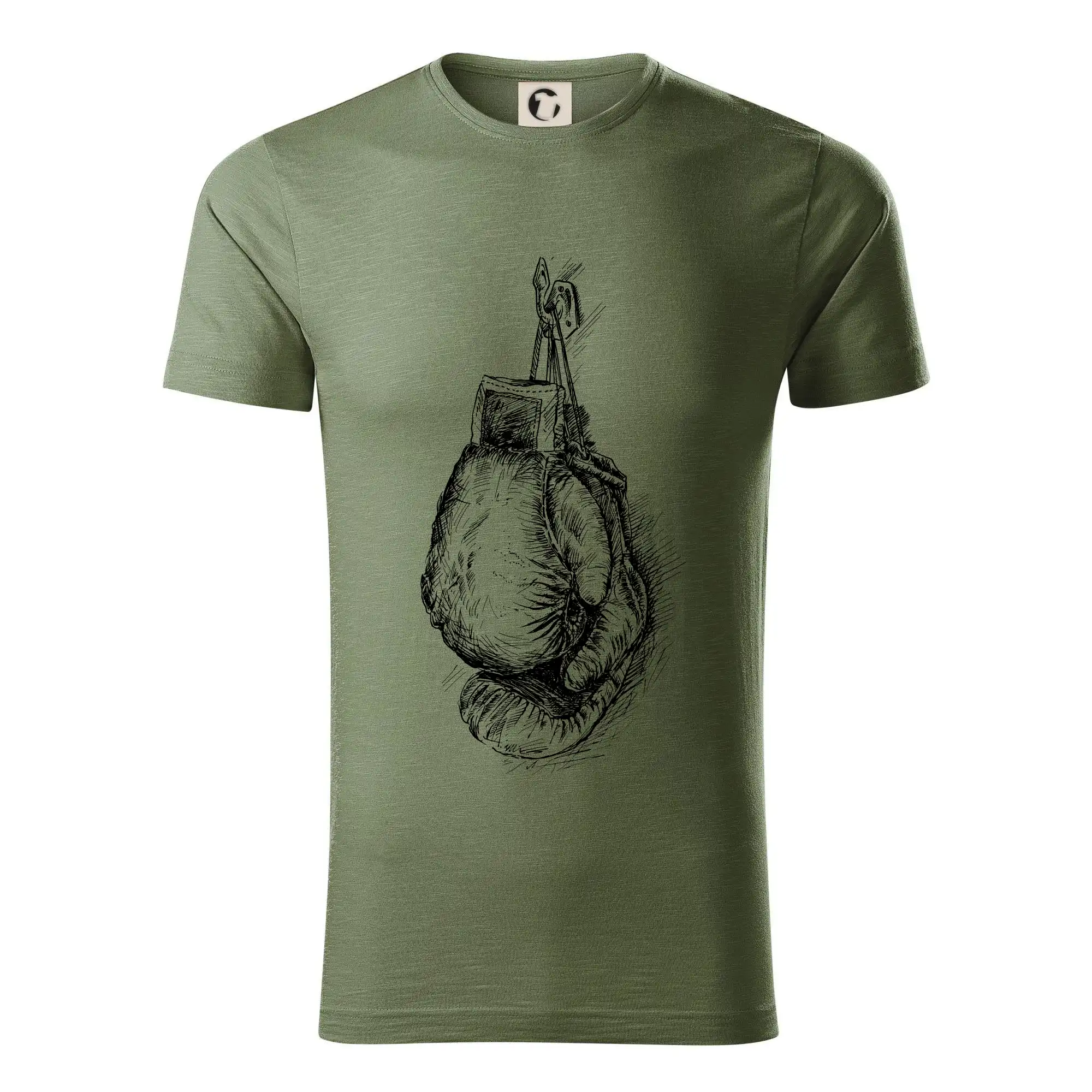 Boxerské rukavice kreslené na výšku