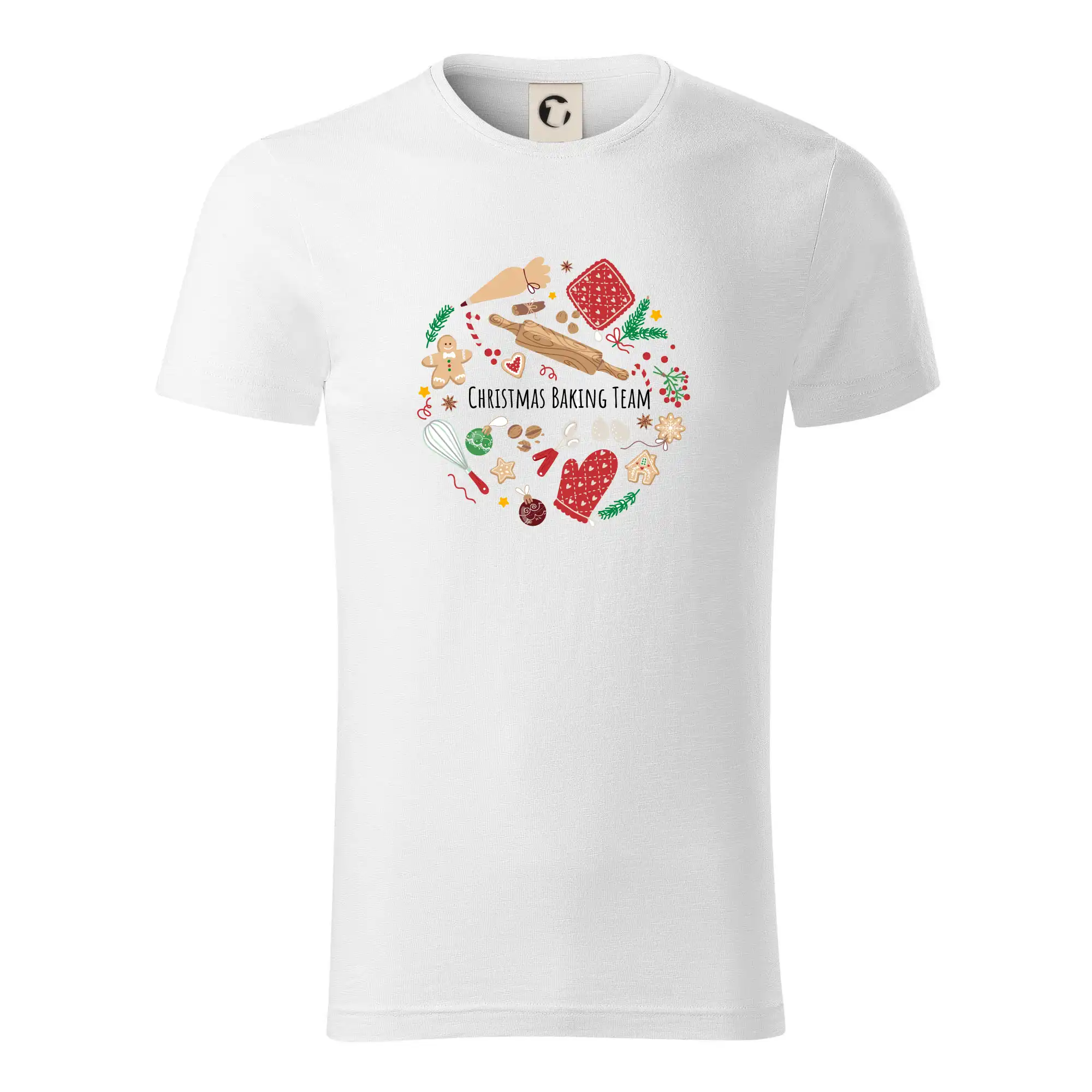 Kuchár a pekár - Christmas Baking Team - Tričko z organickej bavlny