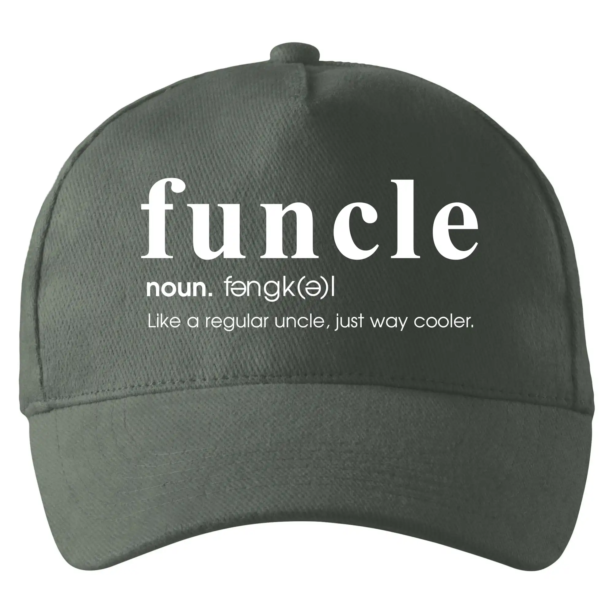 Funcle - cooler uncle - Šiltovka so zahnutým šiltom a mosaznou sponou