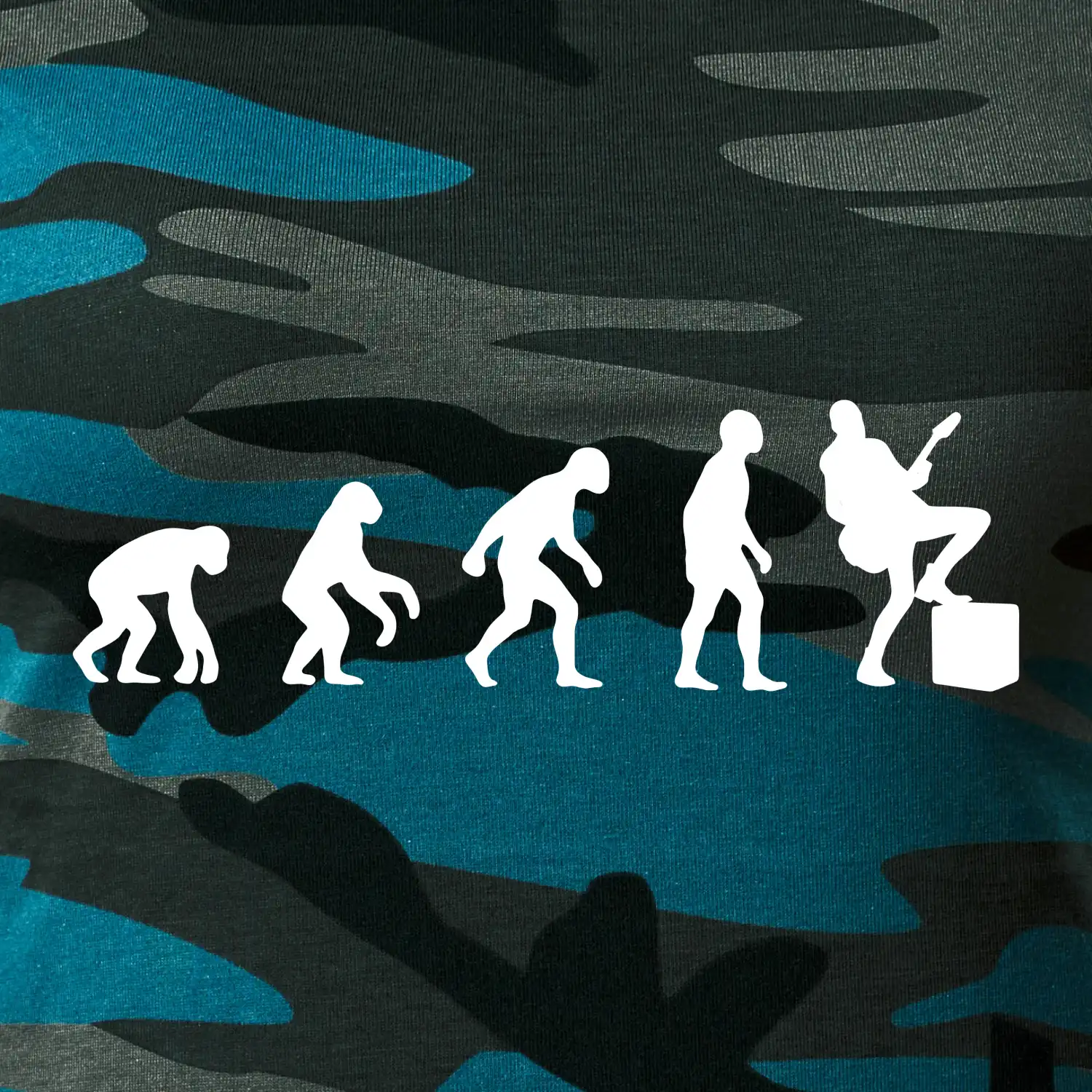 Evoluce kytarista - noha na kombu