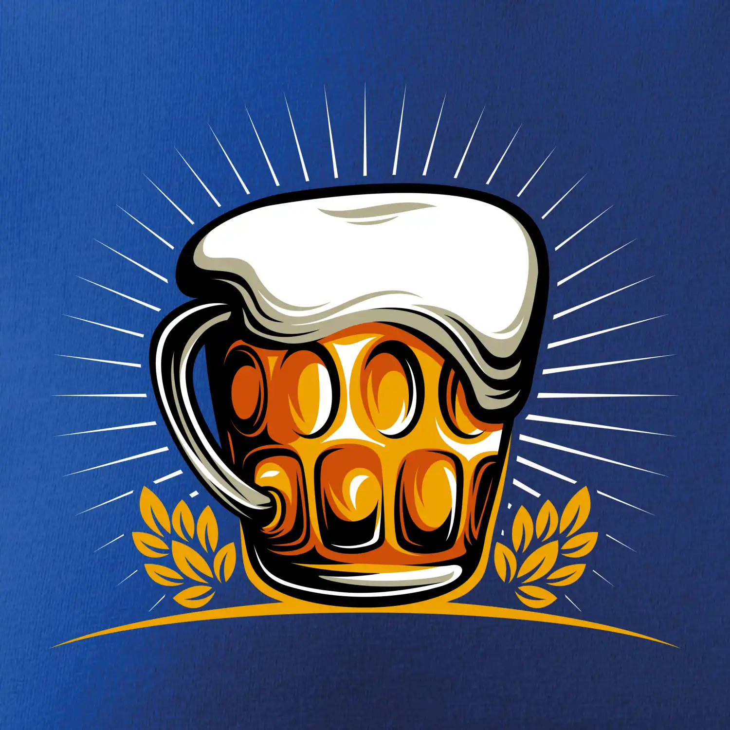 Beer půllitr plný