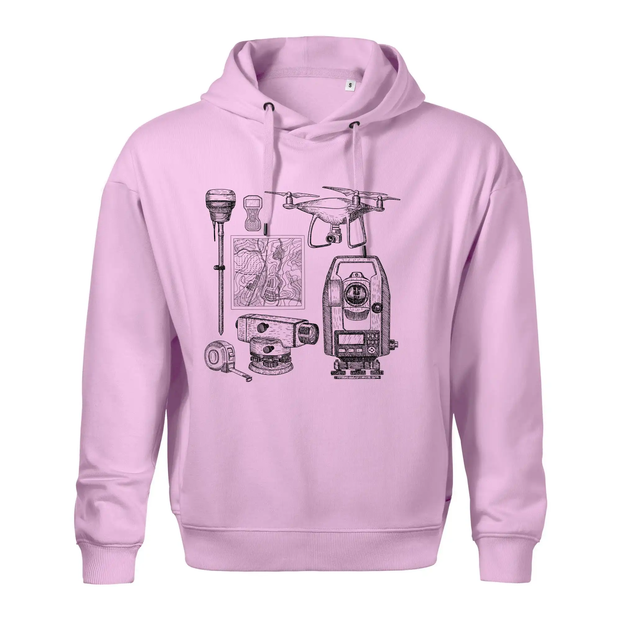 Geodet teodolit dron