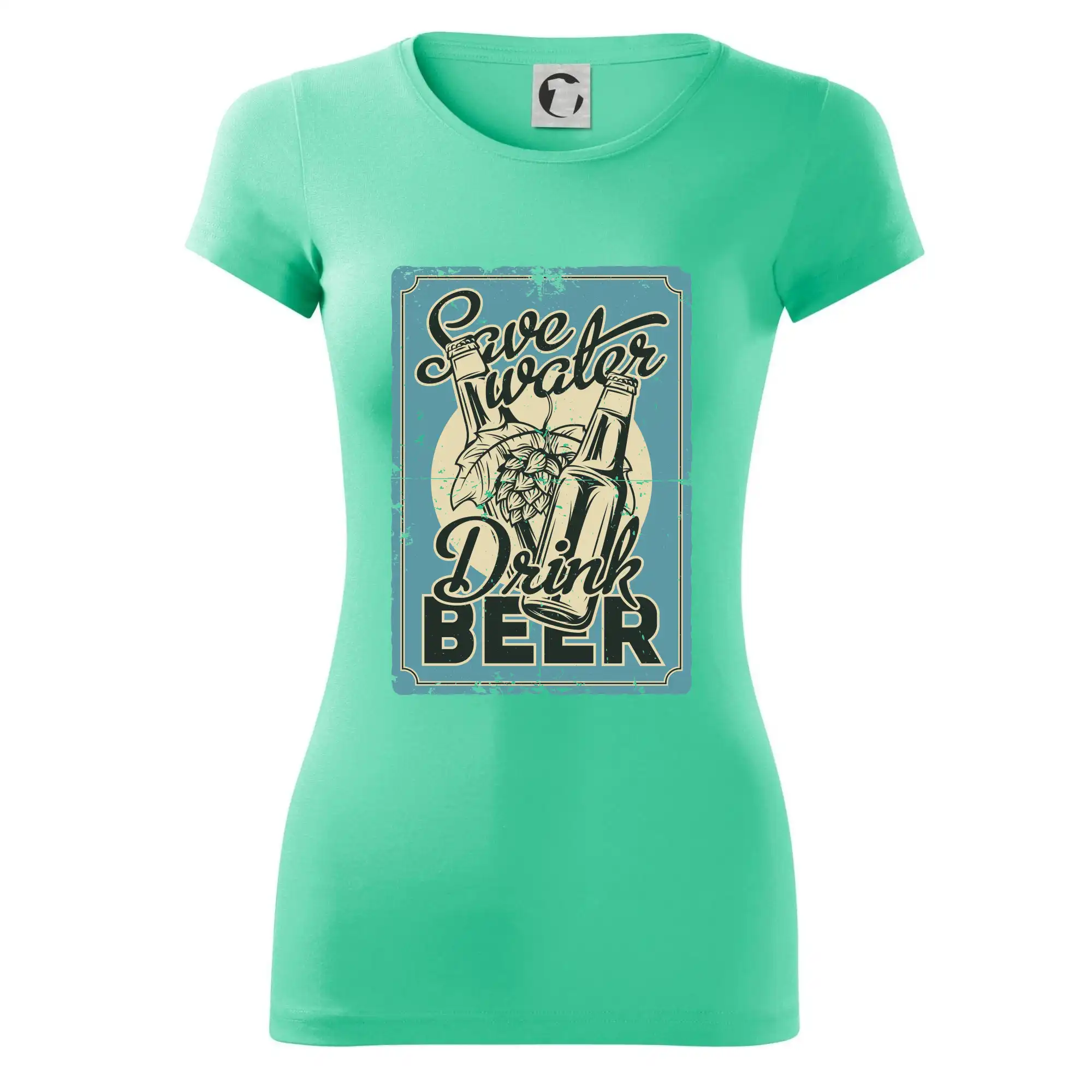 Save water drink beer poster